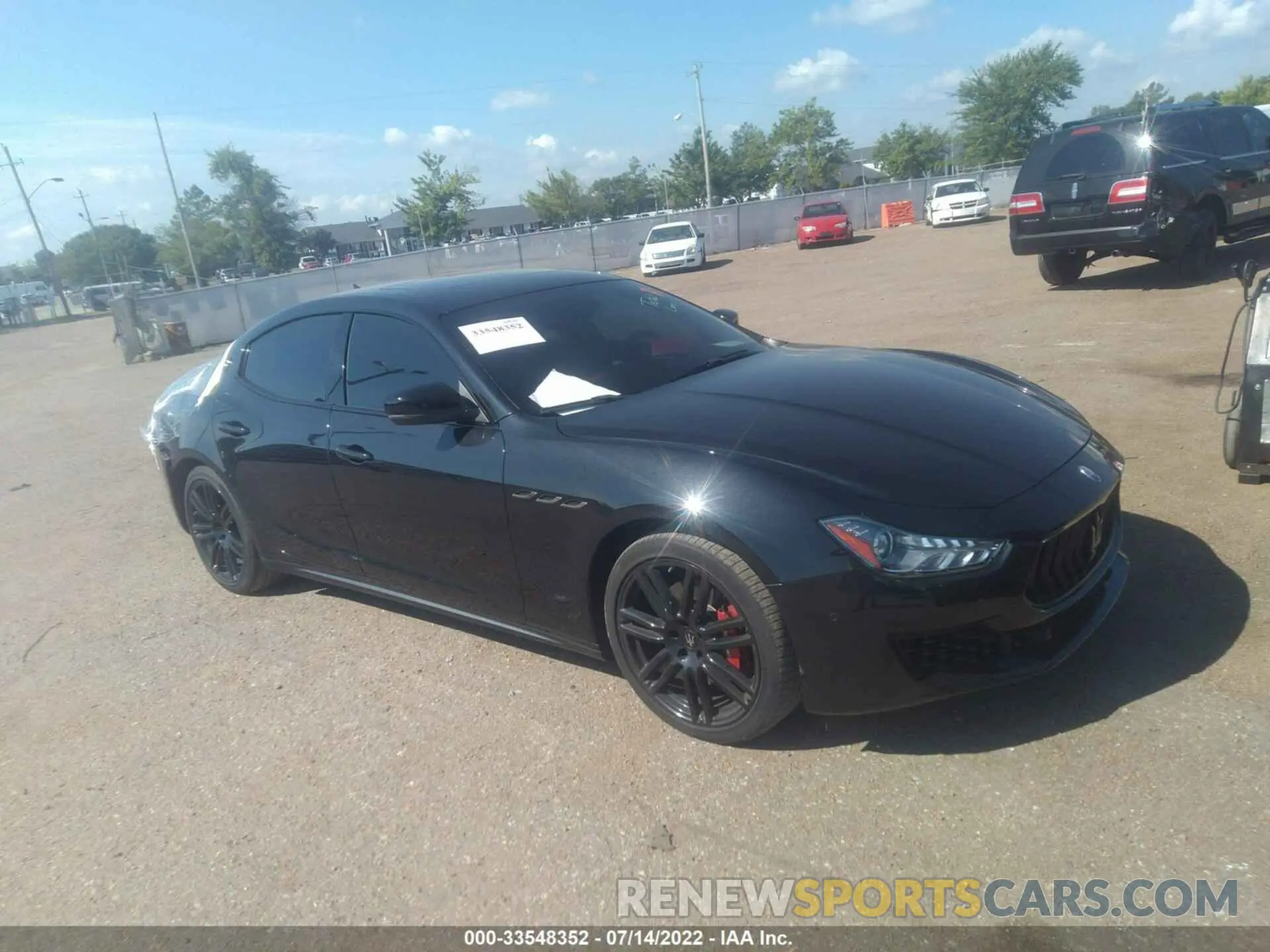 1 Photograph of a damaged car ZAM57XSA7K1320070 MASERATI GHIBLI 2019
