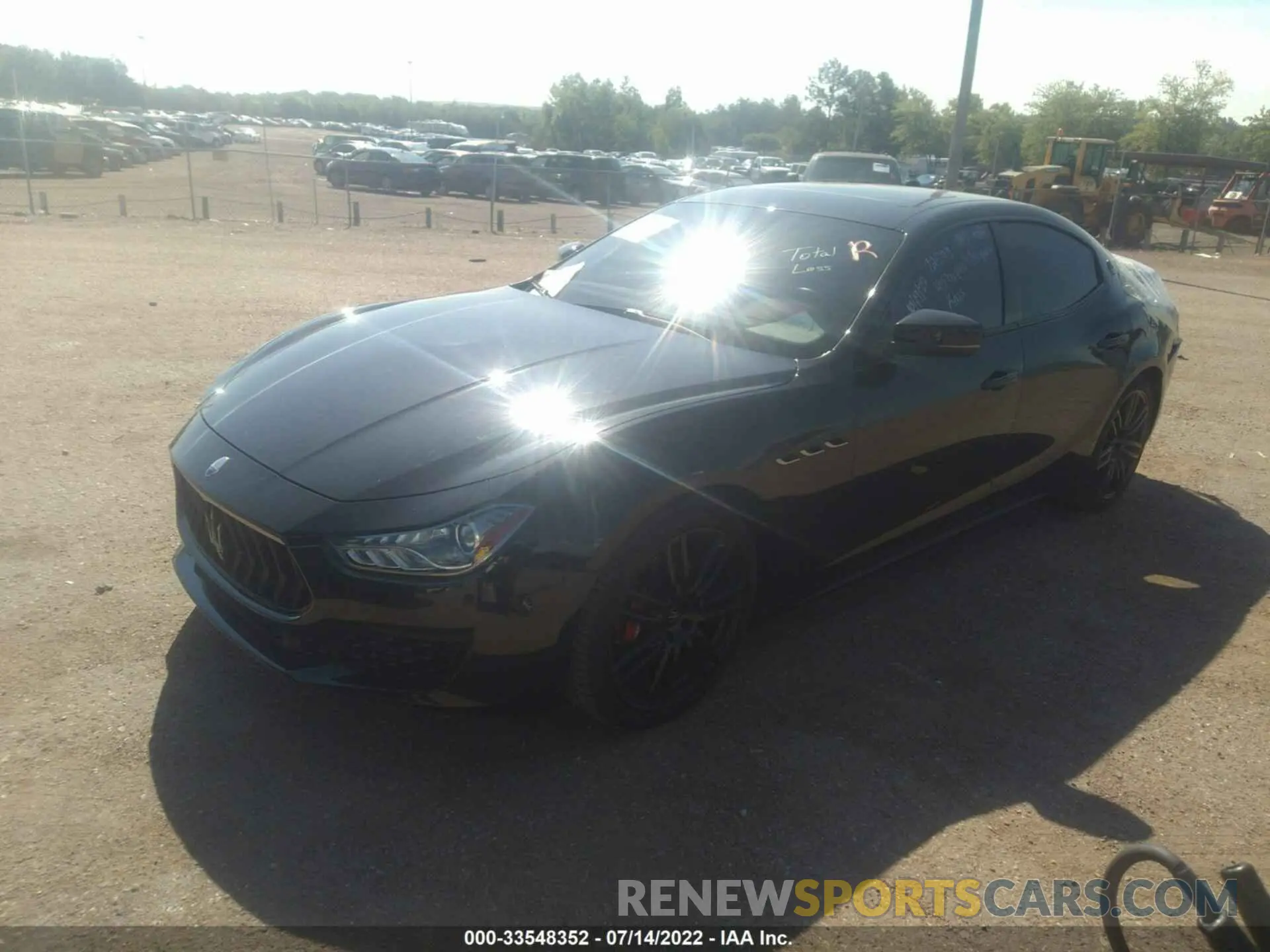 2 Photograph of a damaged car ZAM57XSA7K1320070 MASERATI GHIBLI 2019