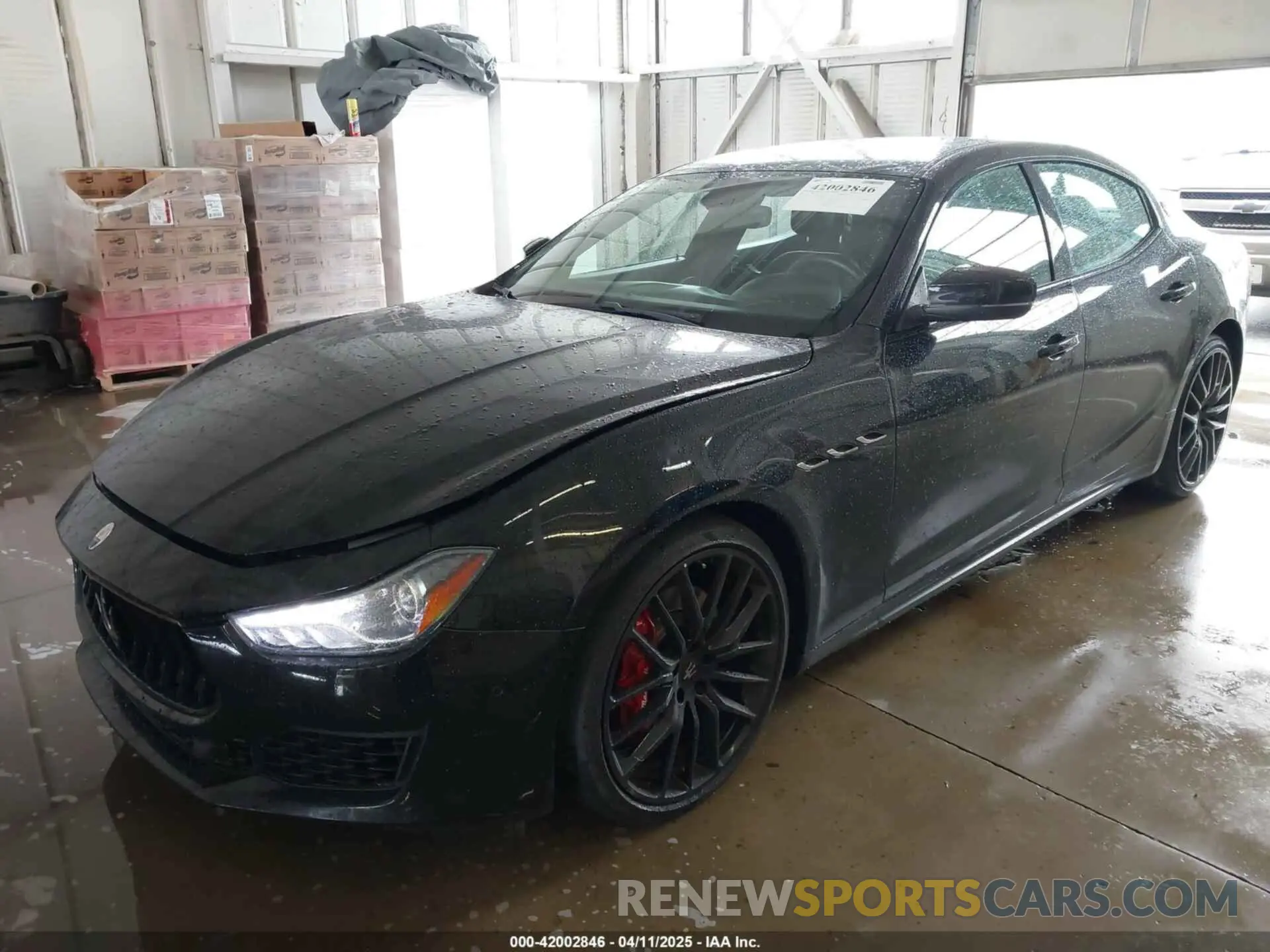 2 Photograph of a damaged car ZAM57YTA2K1311183 MASERATI GHIBLI 2019