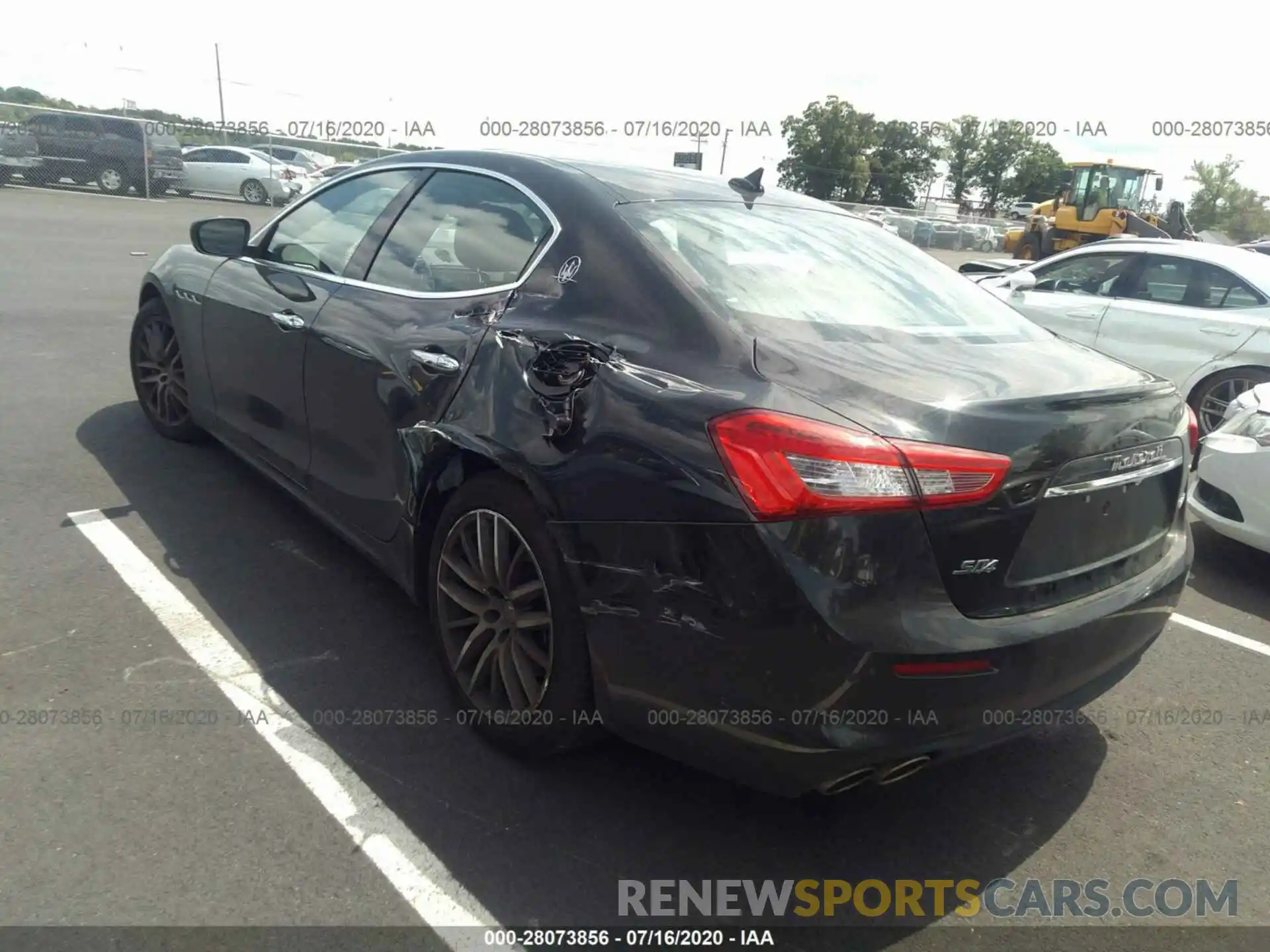 6 Photograph of a damaged car ZAM57YTA5K1339575 MASERATI GHIBLI 2019