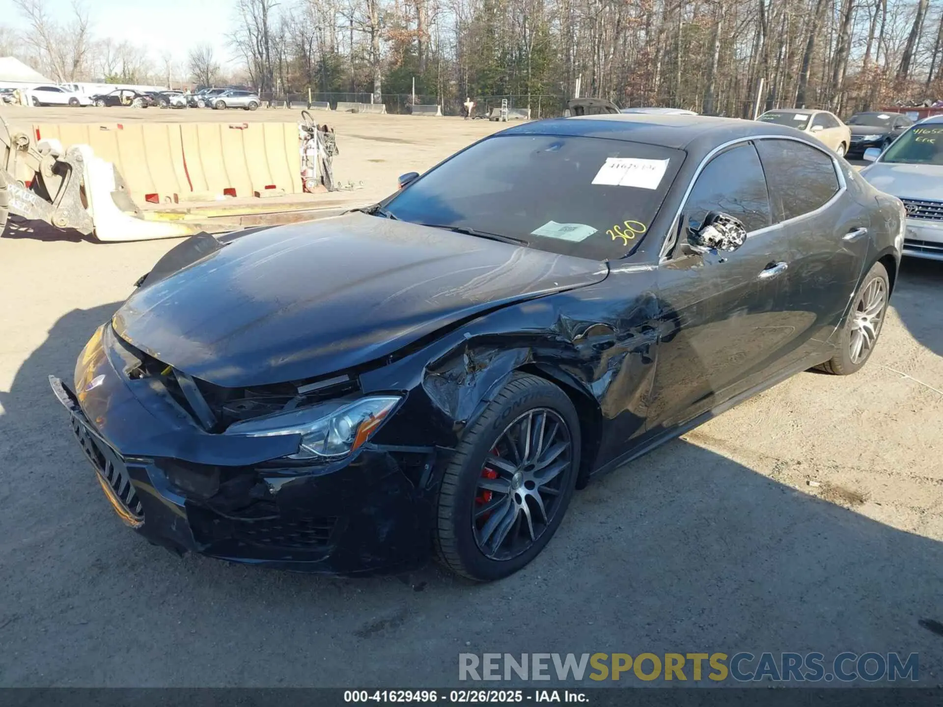 2 Photograph of a damaged car ZAM57YTA7K1334068 MASERATI GHIBLI 2019
