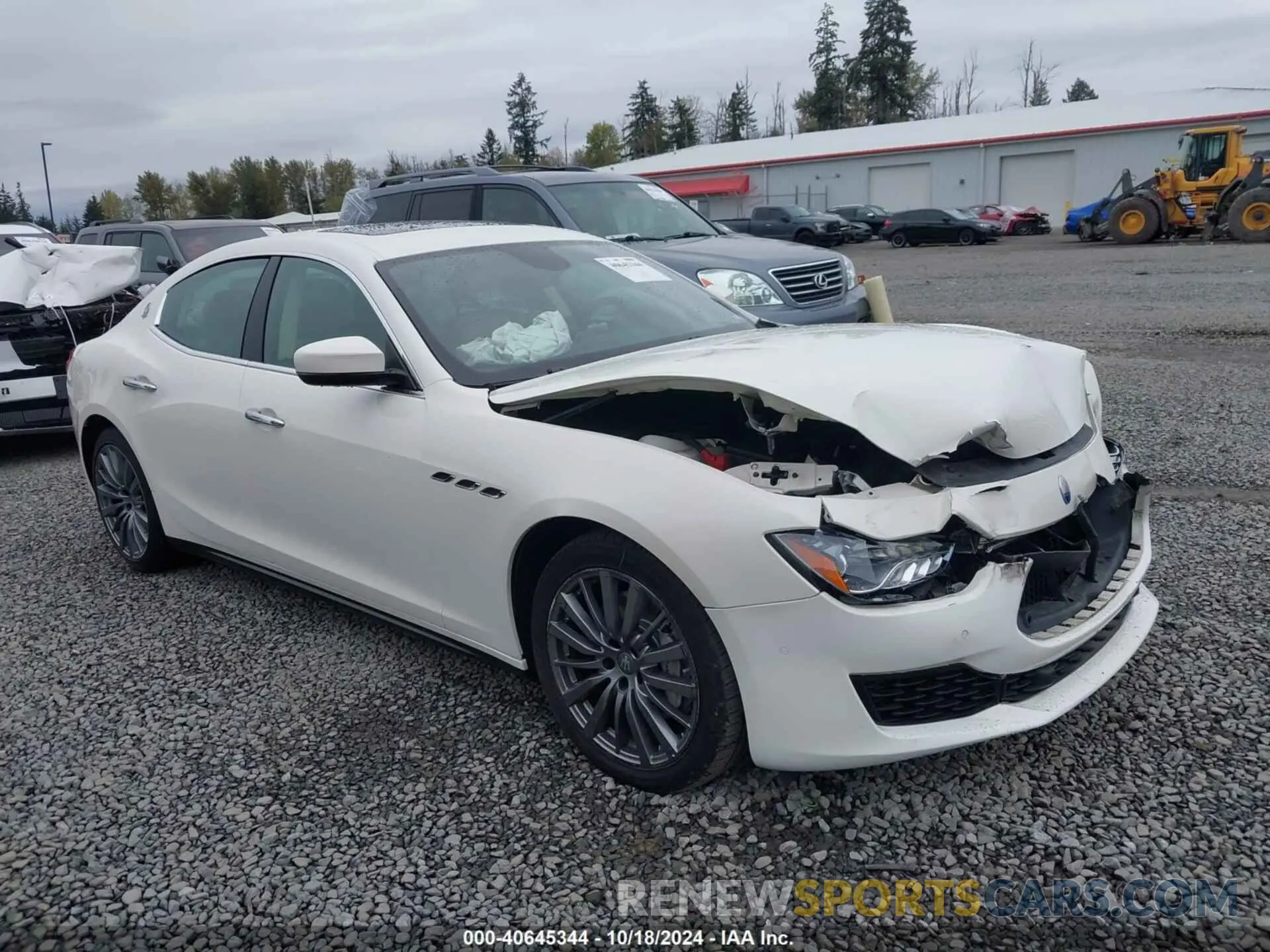 1 Photograph of a damaged car ZAM57XSA4L1344425 MASERATI GHIBLI 2020