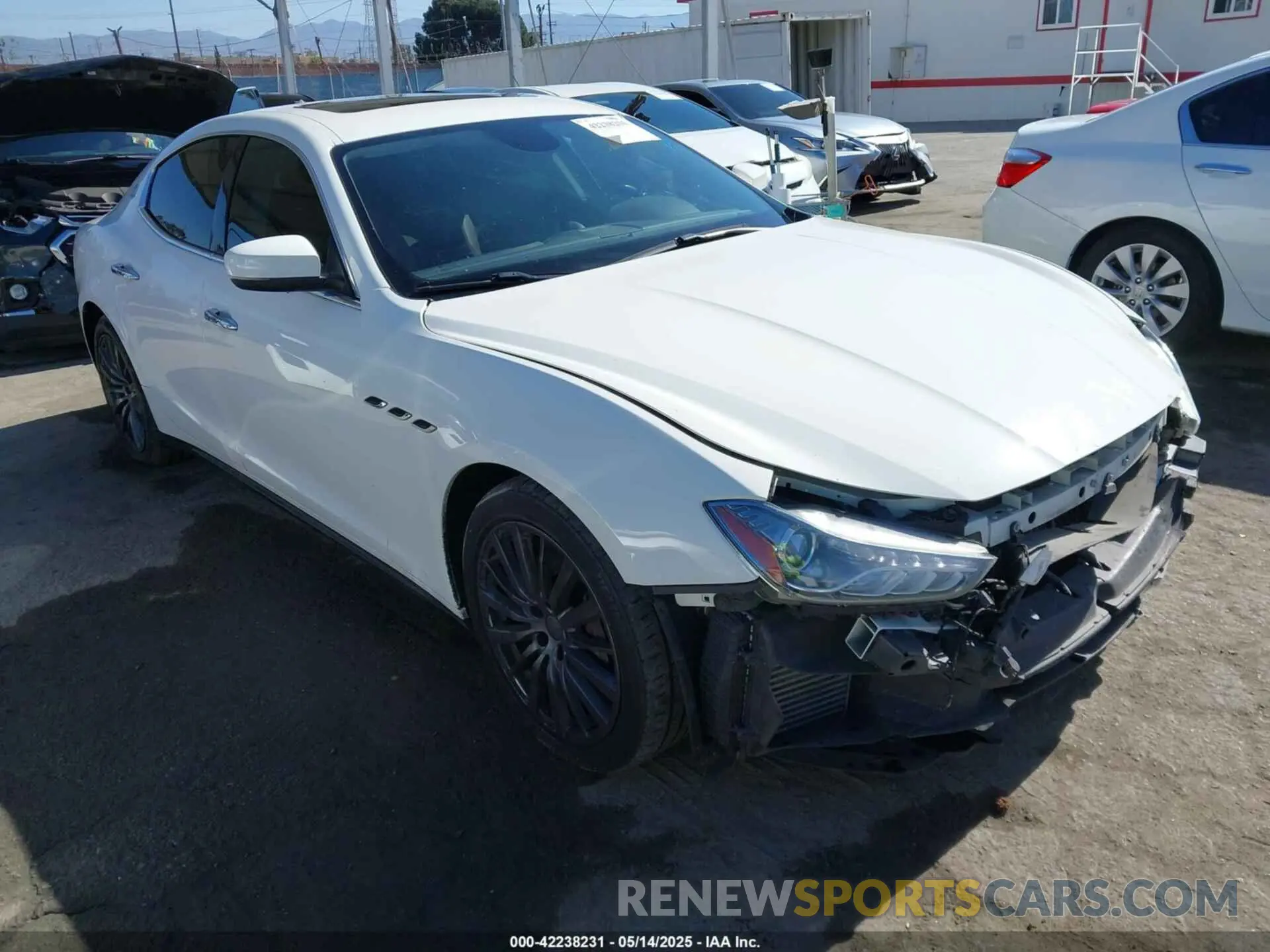 1 Photograph of a damaged car ZAM57XSA8L1355606 MASERATI GHIBLI 2020