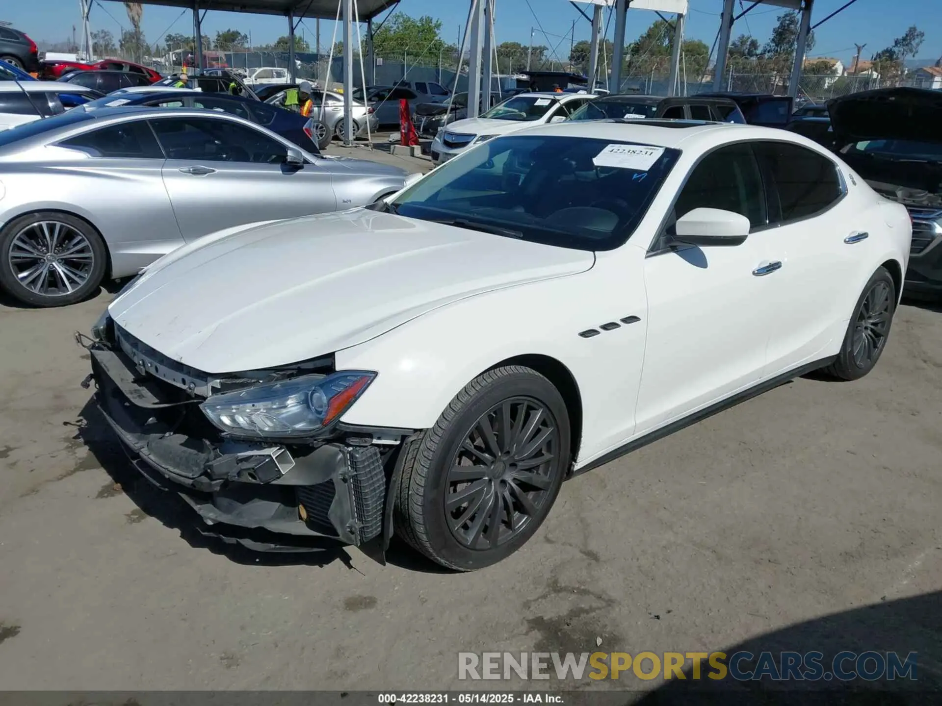 2 Photograph of a damaged car ZAM57XSA8L1355606 MASERATI GHIBLI 2020