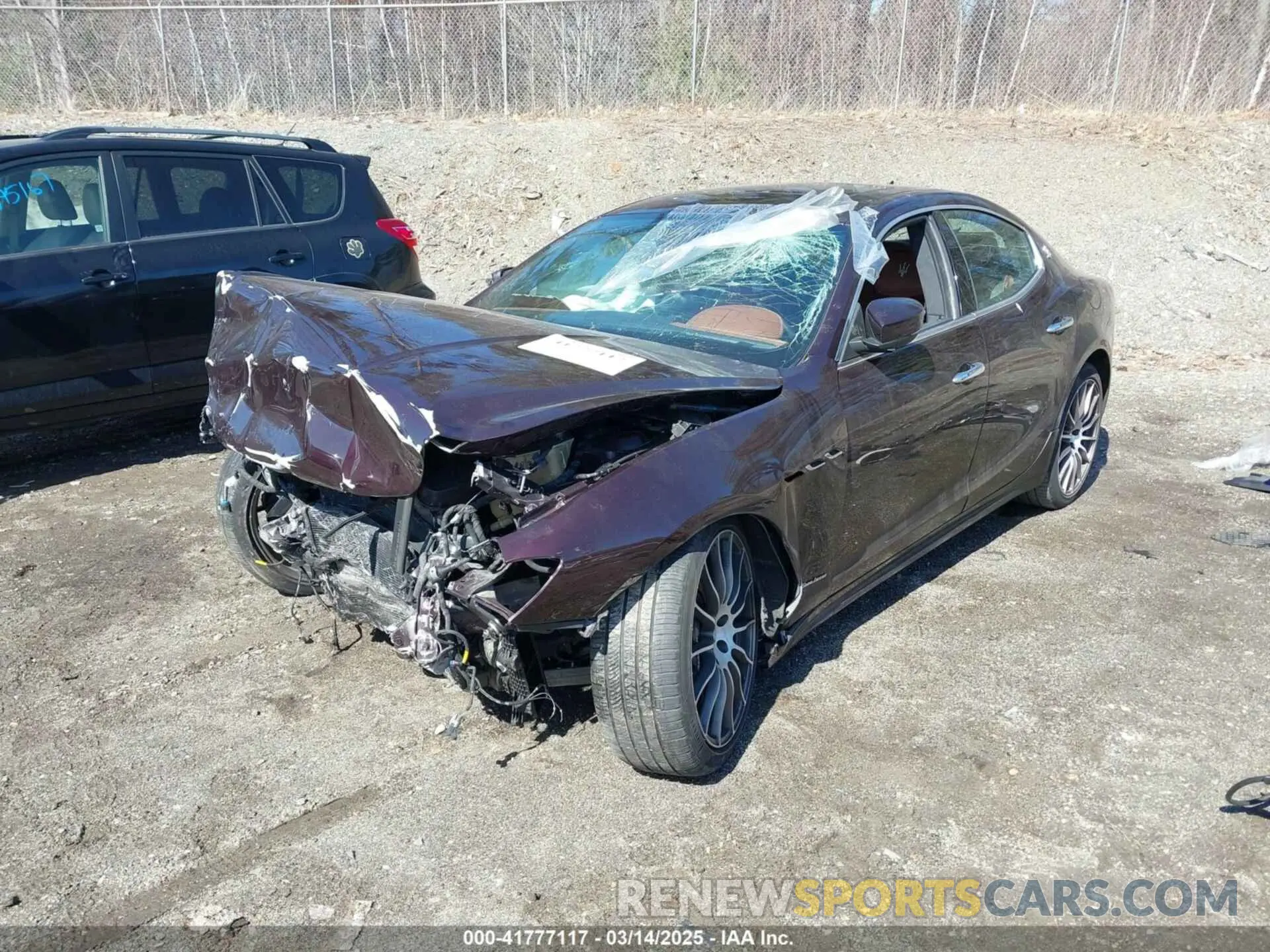 2 Photograph of a damaged car ZAM57YSL1M1362051 MASERATI GHIBLI 2021