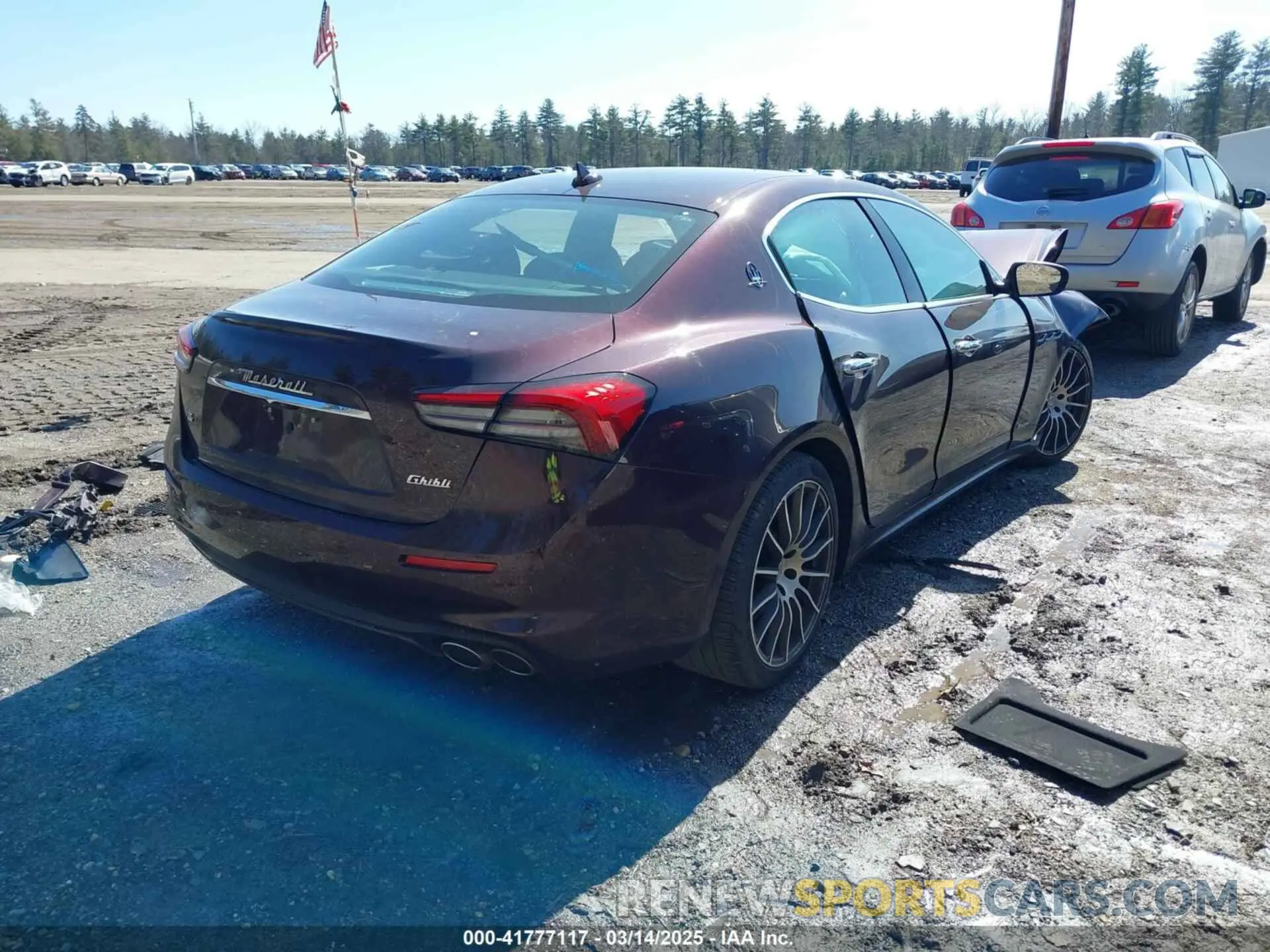 4 Photograph of a damaged car ZAM57YSL1M1362051 MASERATI GHIBLI 2021