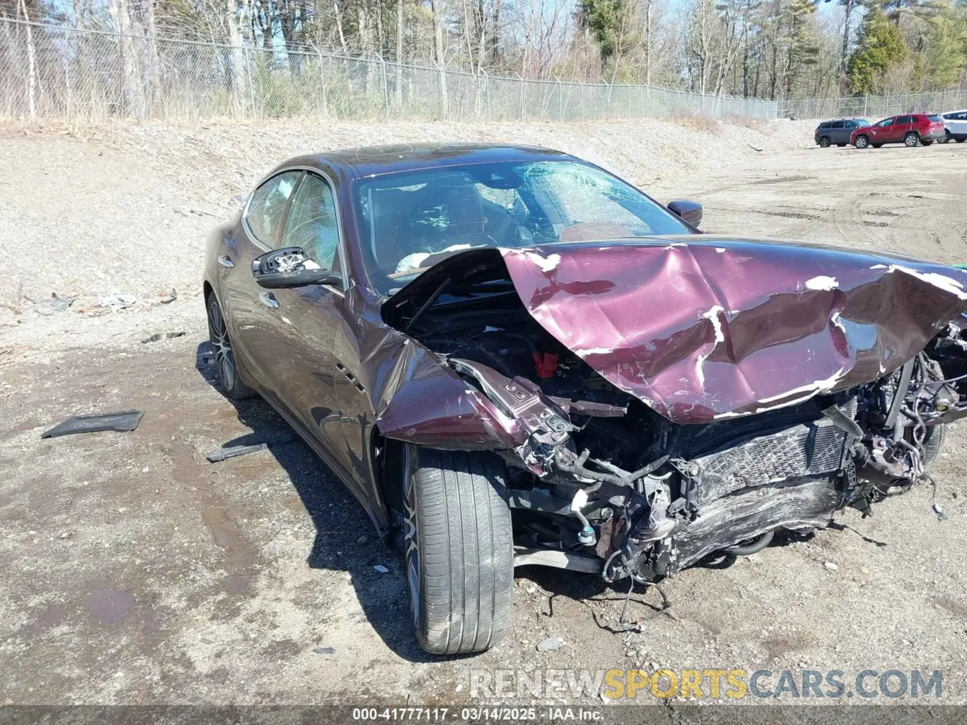 6 Photograph of a damaged car ZAM57YSL1M1362051 MASERATI GHIBLI 2021