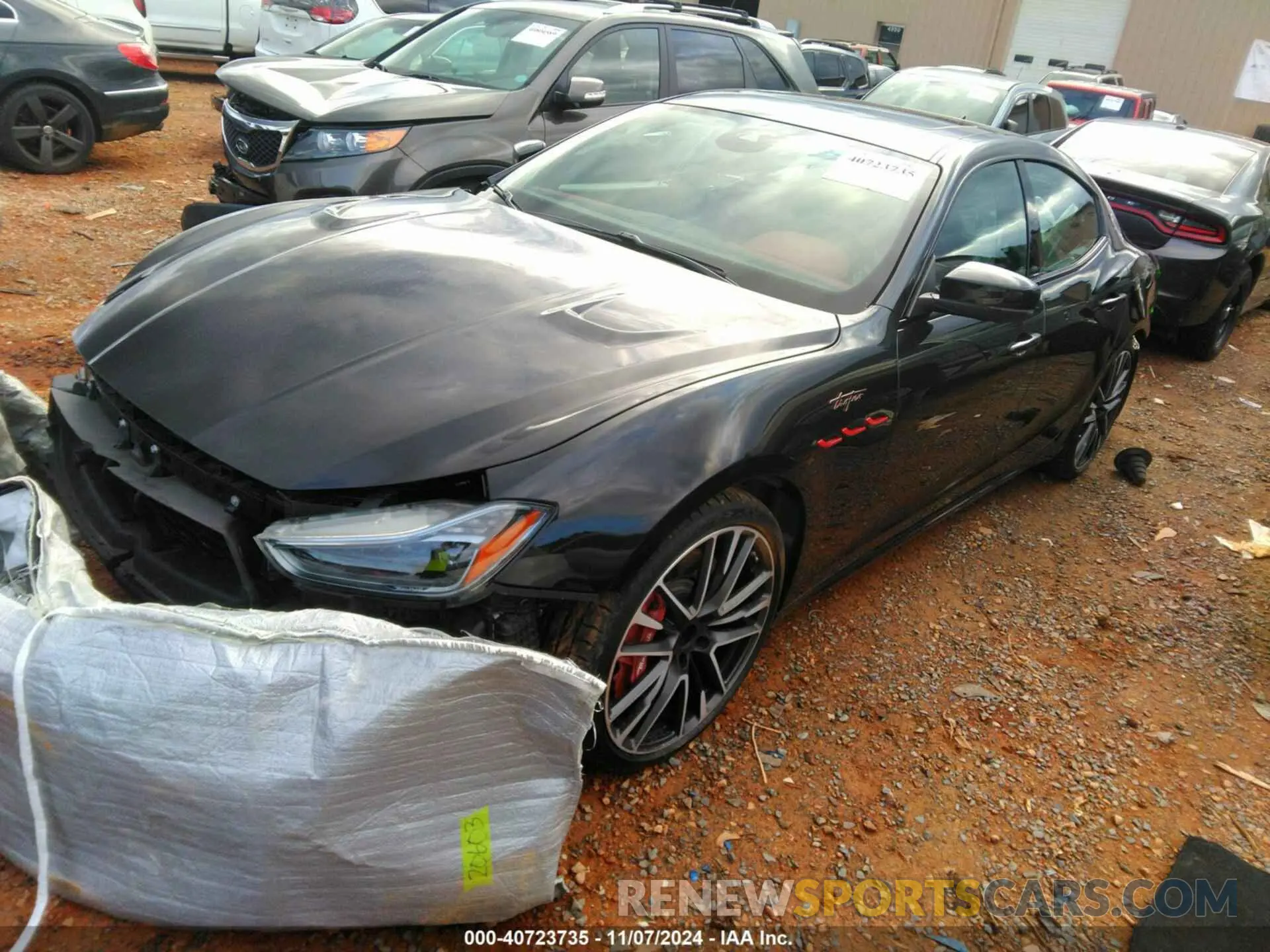 2 Photograph of a damaged car ZAM57ZST1NX399931 MASERATI GHIBLI 2022