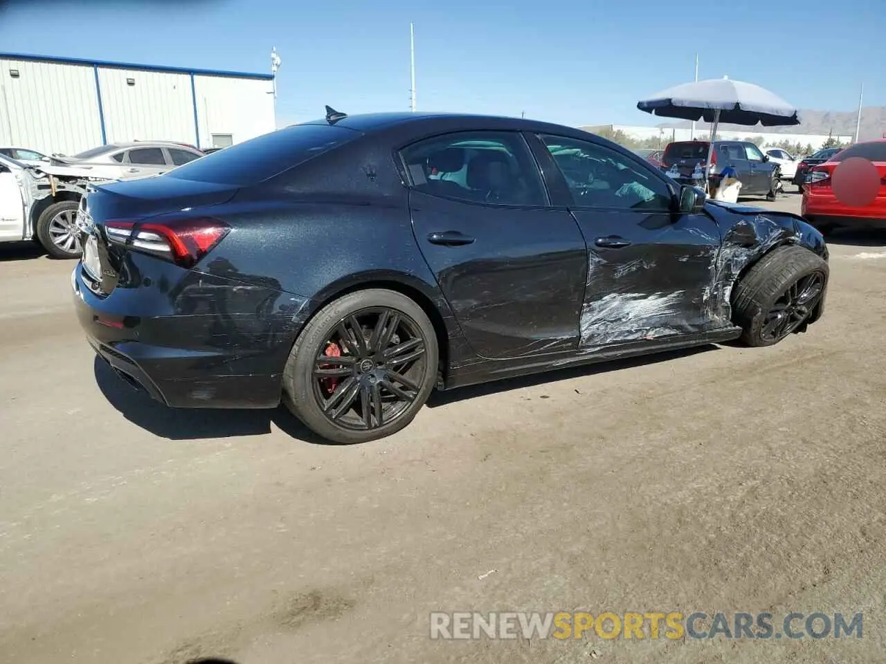 3 Photograph of a damaged car ZAM57YSM2N1388300 MASERATI GHIBLI MOD 2022