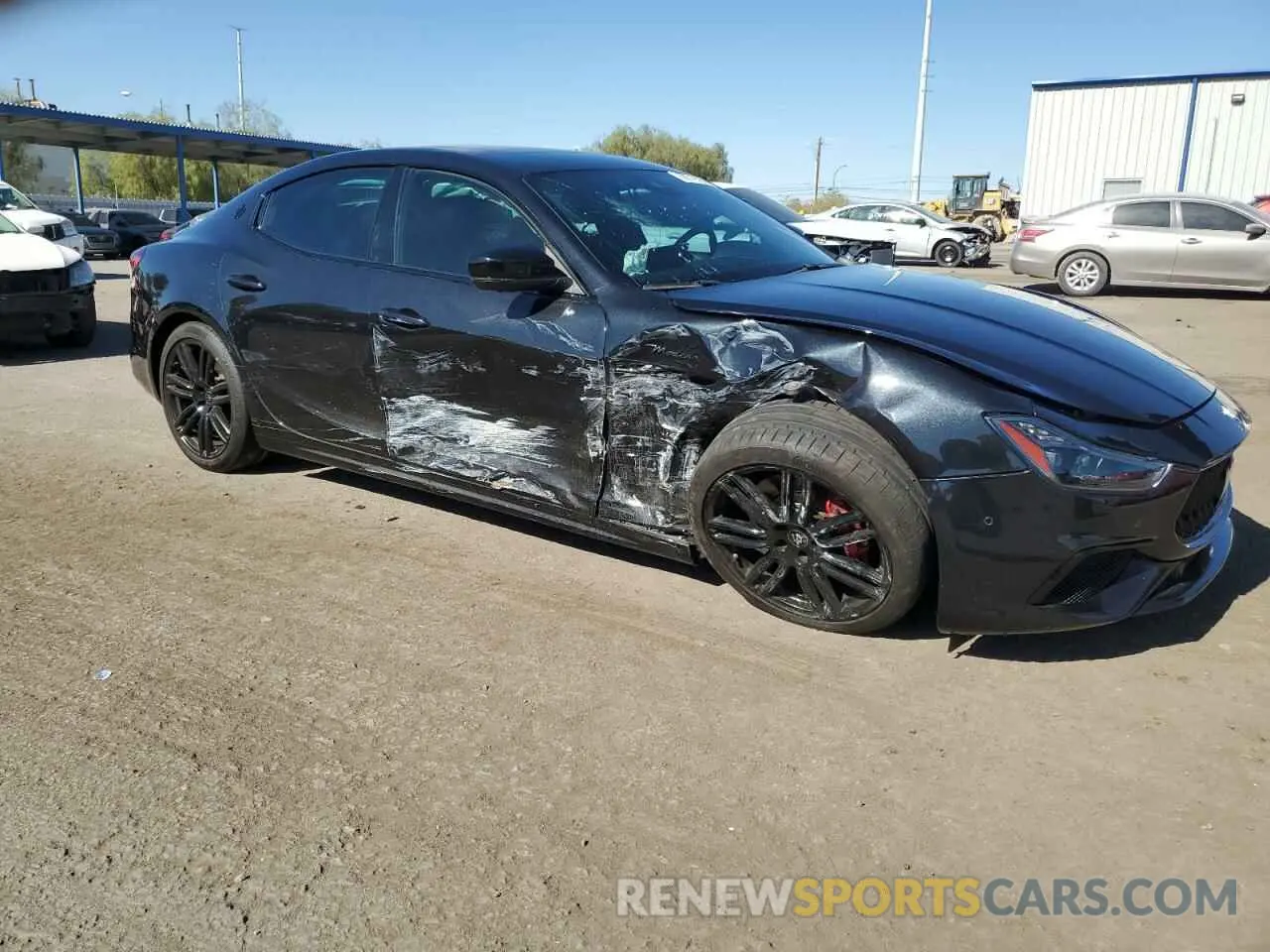 4 Photograph of a damaged car ZAM57YSM2N1388300 MASERATI GHIBLI MOD 2022