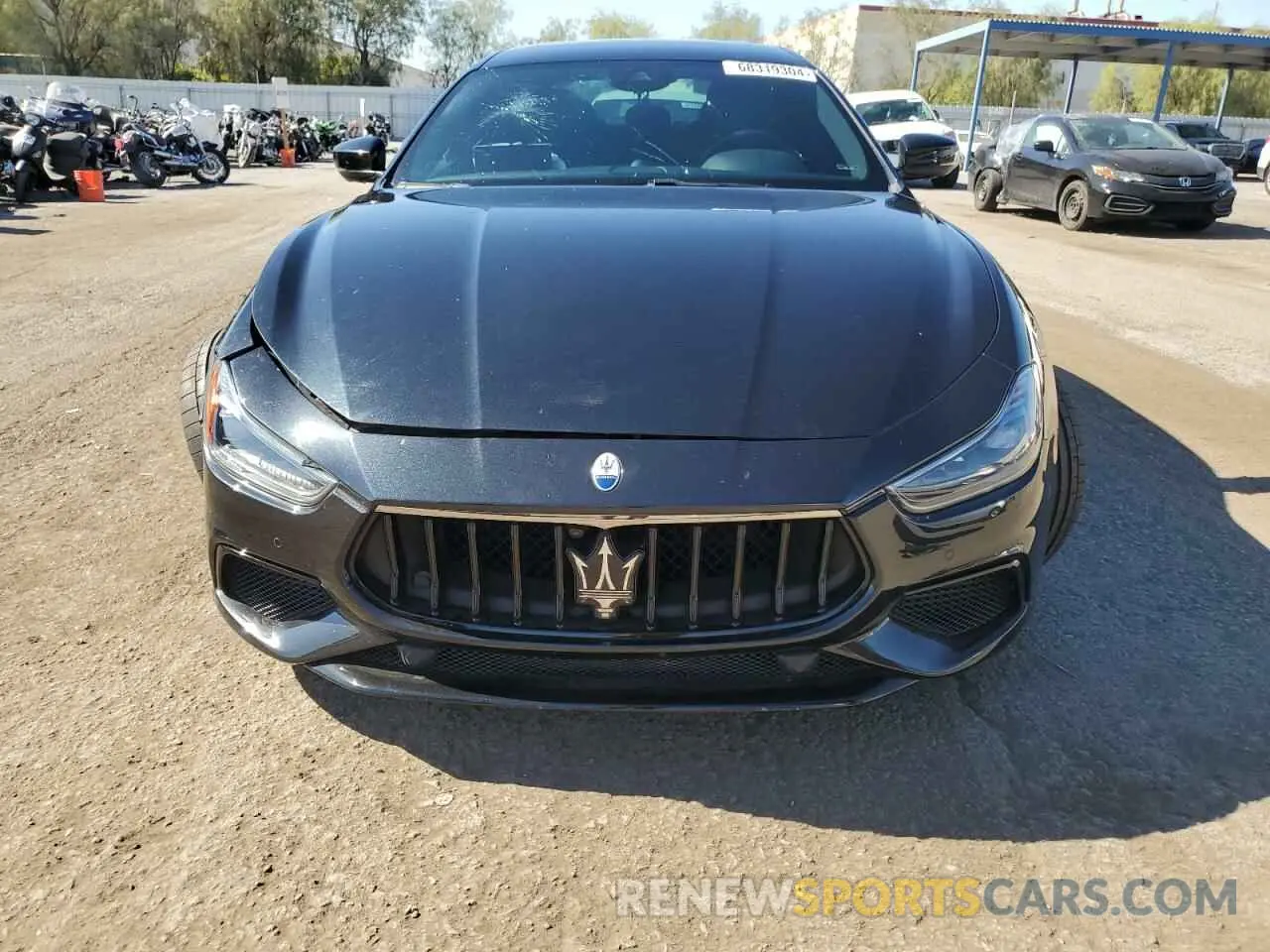 5 Photograph of a damaged car ZAM57YSM2N1388300 MASERATI GHIBLI MOD 2022
