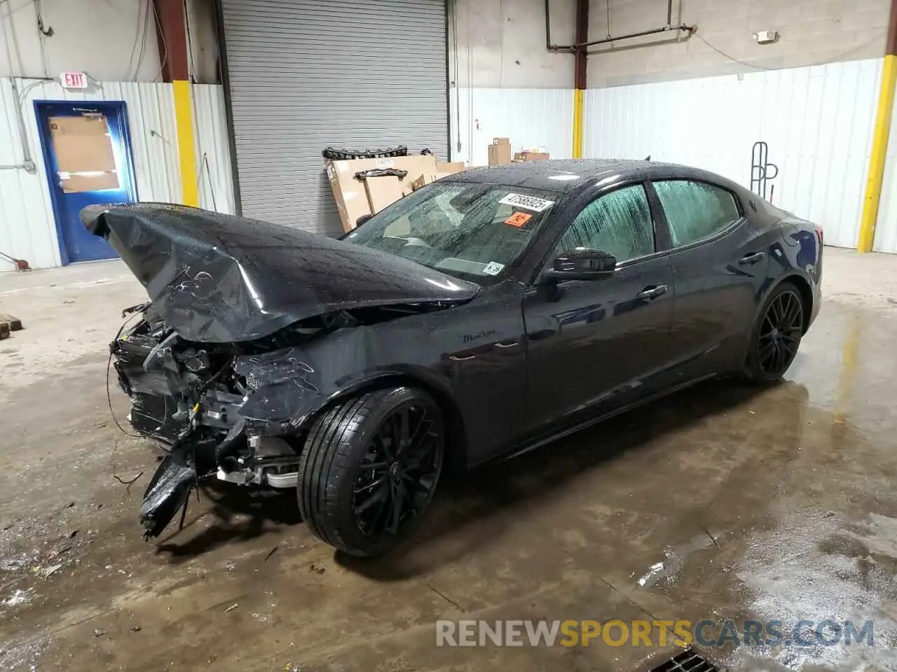 1 Photograph of a damaged car ZAM57YTM5RX451147 MASERATI GHIBLI MOD 2024