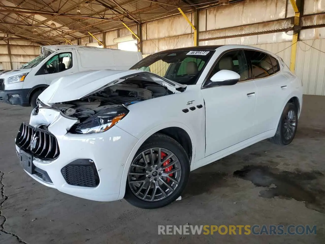 1 Photograph of a damaged car ZN682AVAXP7434110 MASERATI GRECALE GT 2023