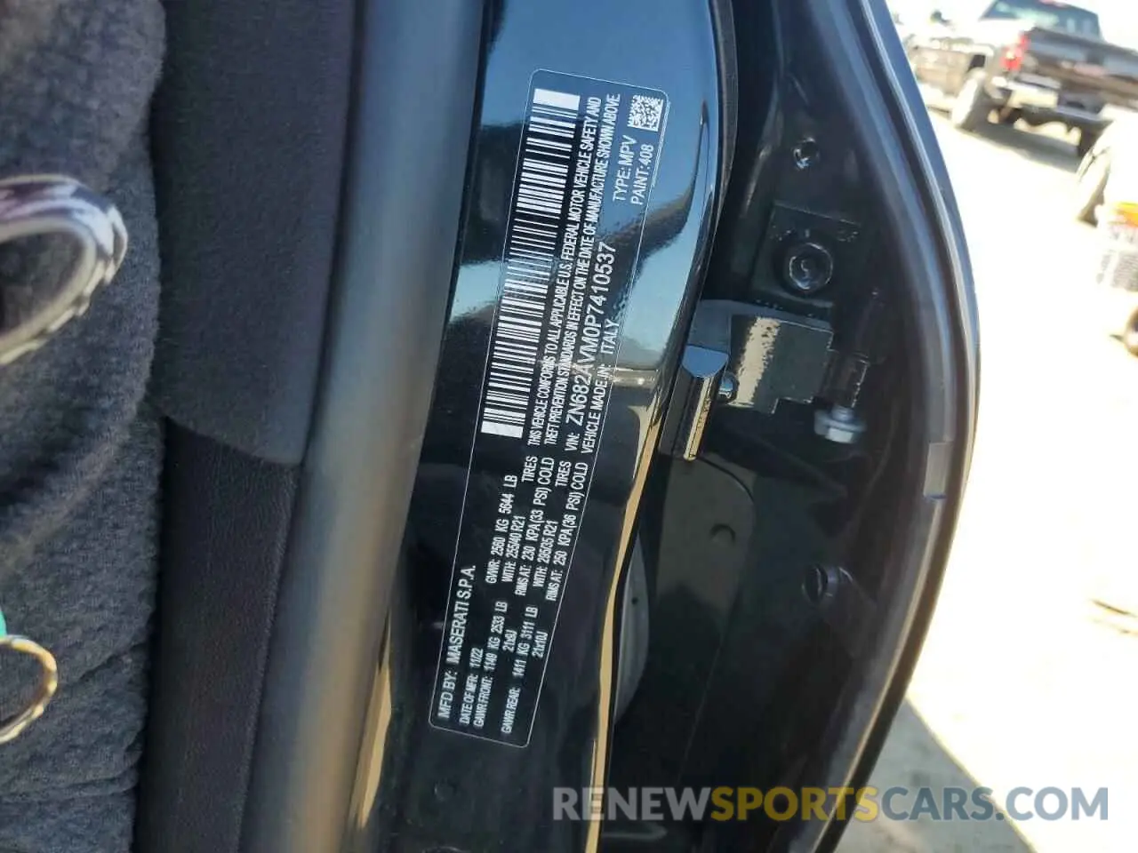 14 Photograph of a damaged car ZN682AVM0P7410537 MASERATI GRECALE MO 2023