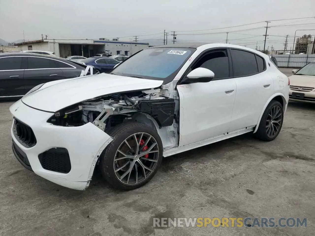 1 Photograph of a damaged car ZN682AVM0P7432182 MASERATI GRECALE MO 2023