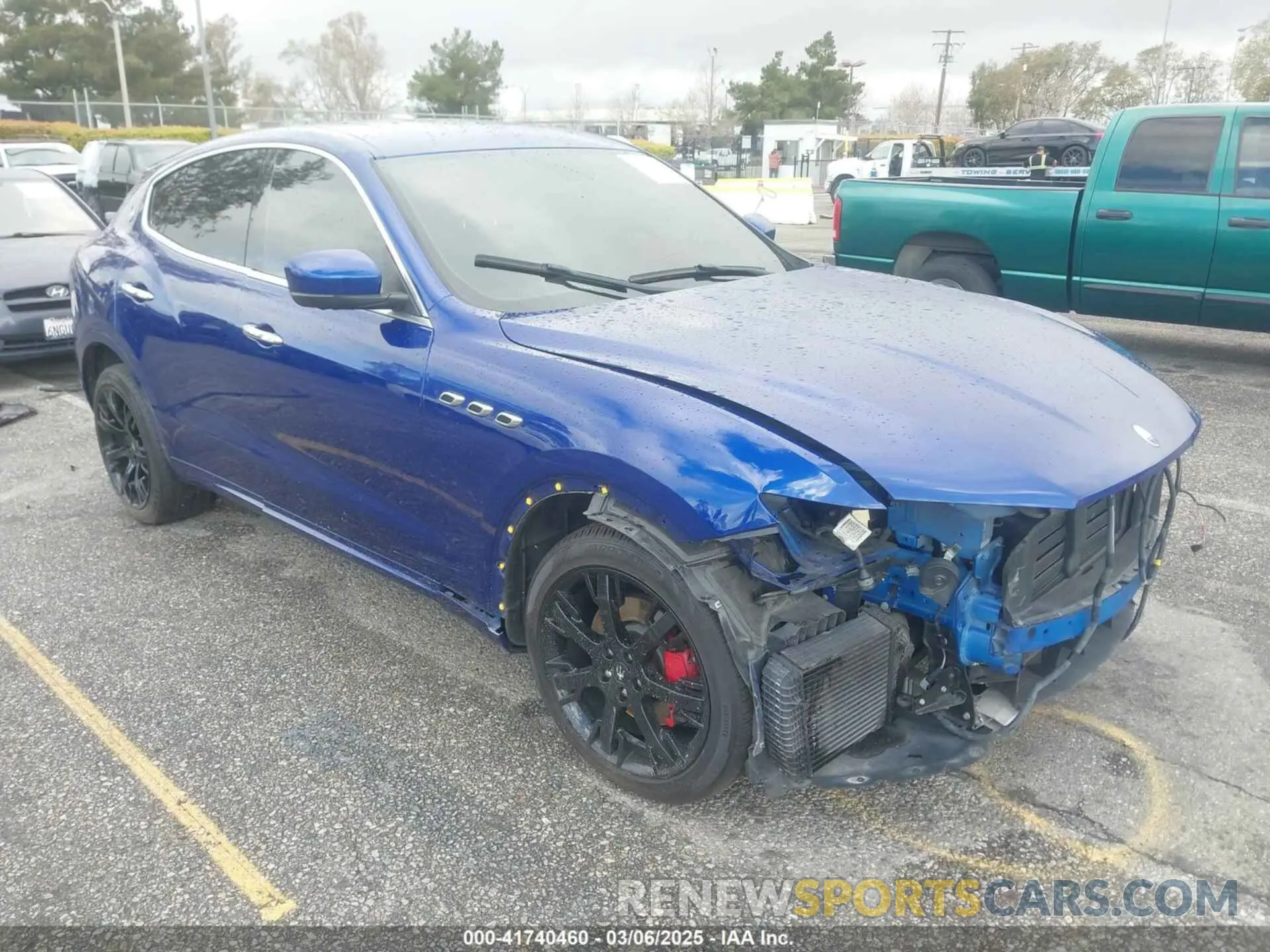 1 Photograph of a damaged car ZN661XUA0KX317532 MASERATI LEVANTE 2019