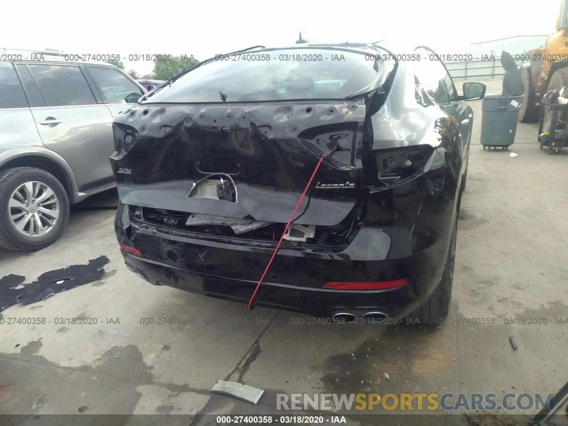 6 Photograph of a damaged car ZN661YUA2KX308272 MASERATI LEVANTE 2019