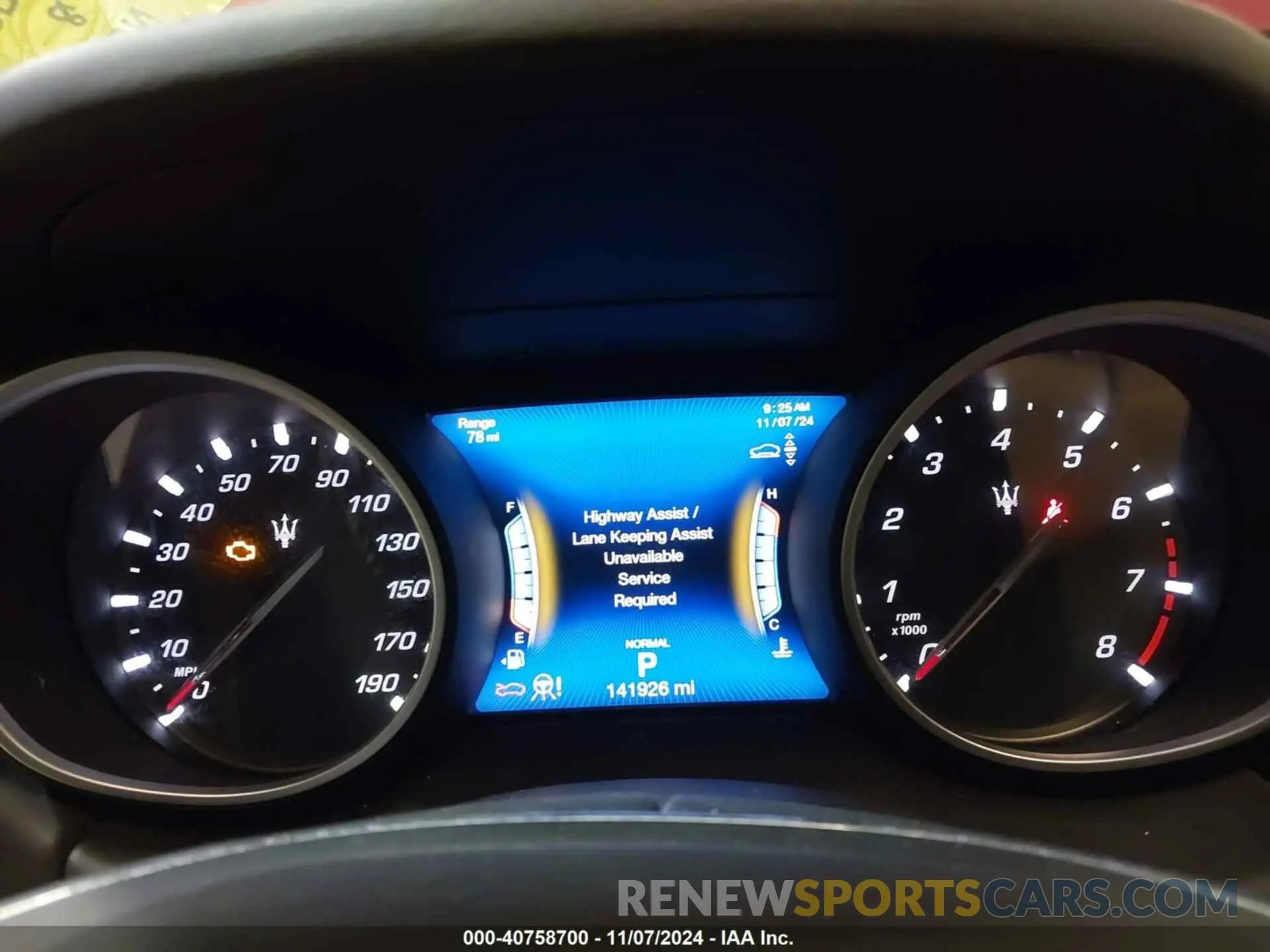 7 Photograph of a damaged car ZN661XUL4LX343876 MASERATI LEVANTE 2020