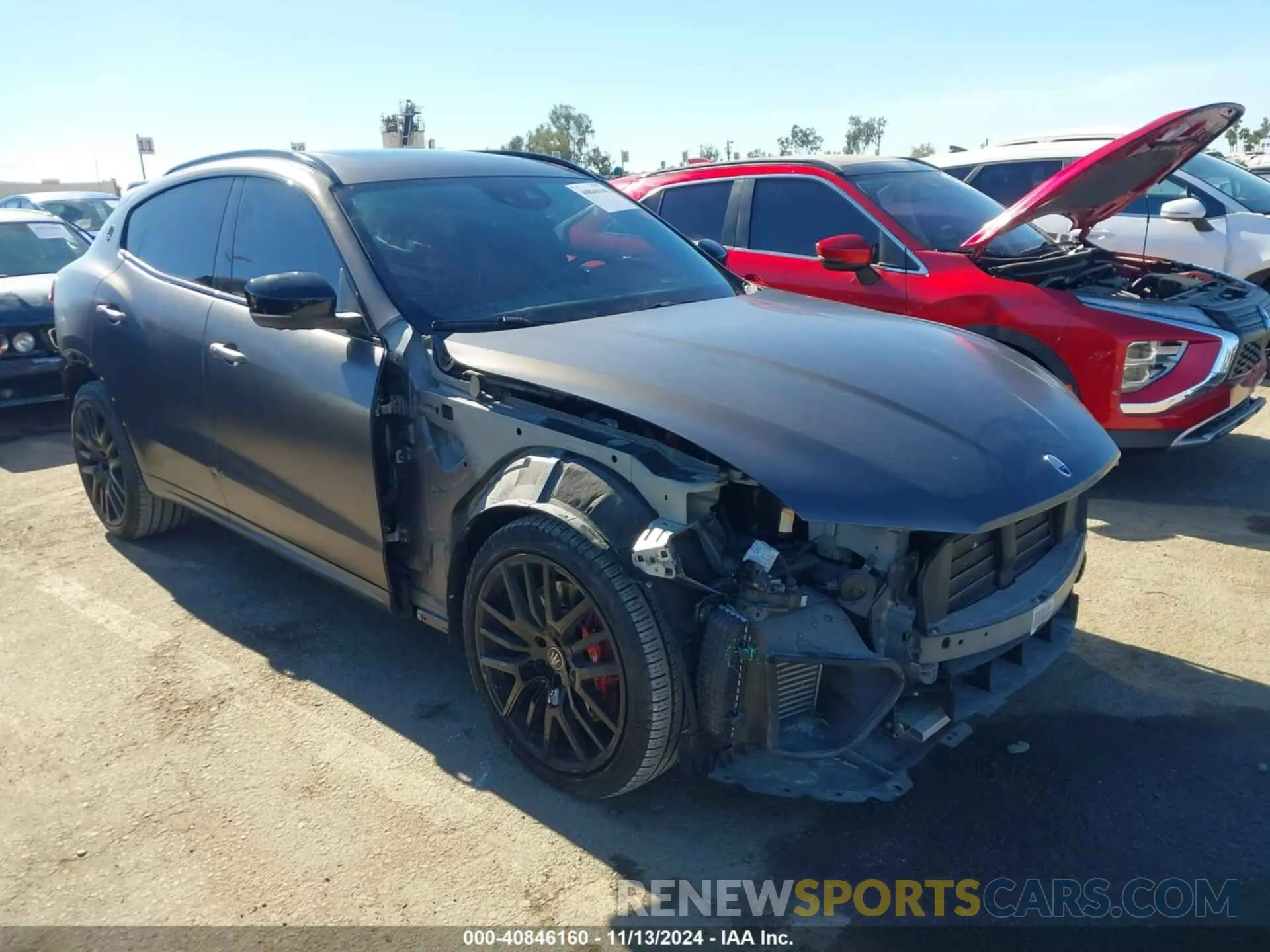 1 Photograph of a damaged car ZN661YUS2LX343176 MASERATI LEVANTE 2020