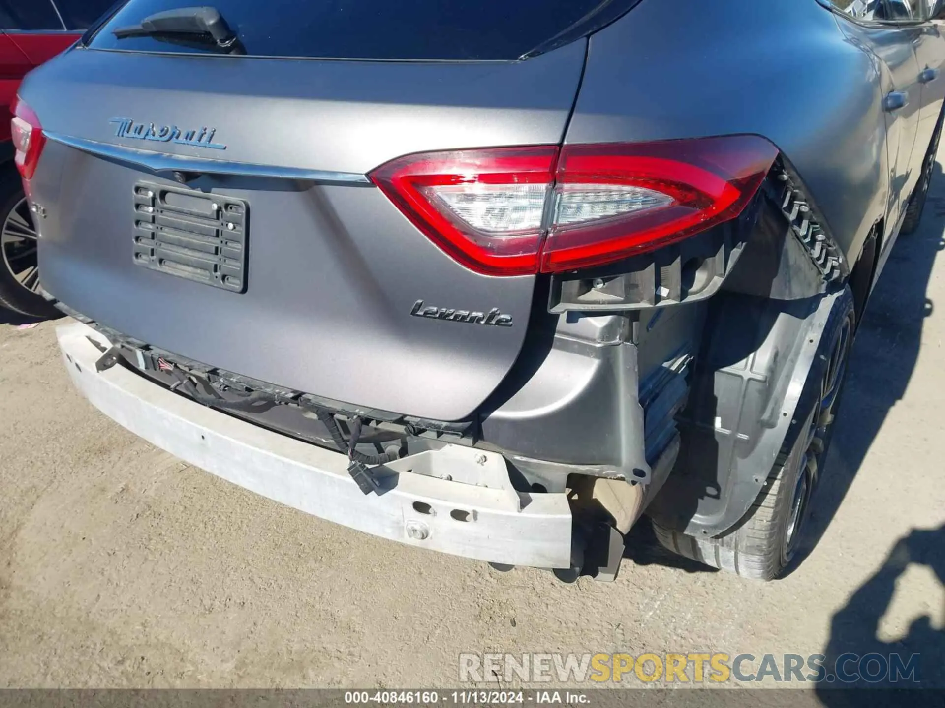 20 Photograph of a damaged car ZN661YUS2LX343176 MASERATI LEVANTE 2020