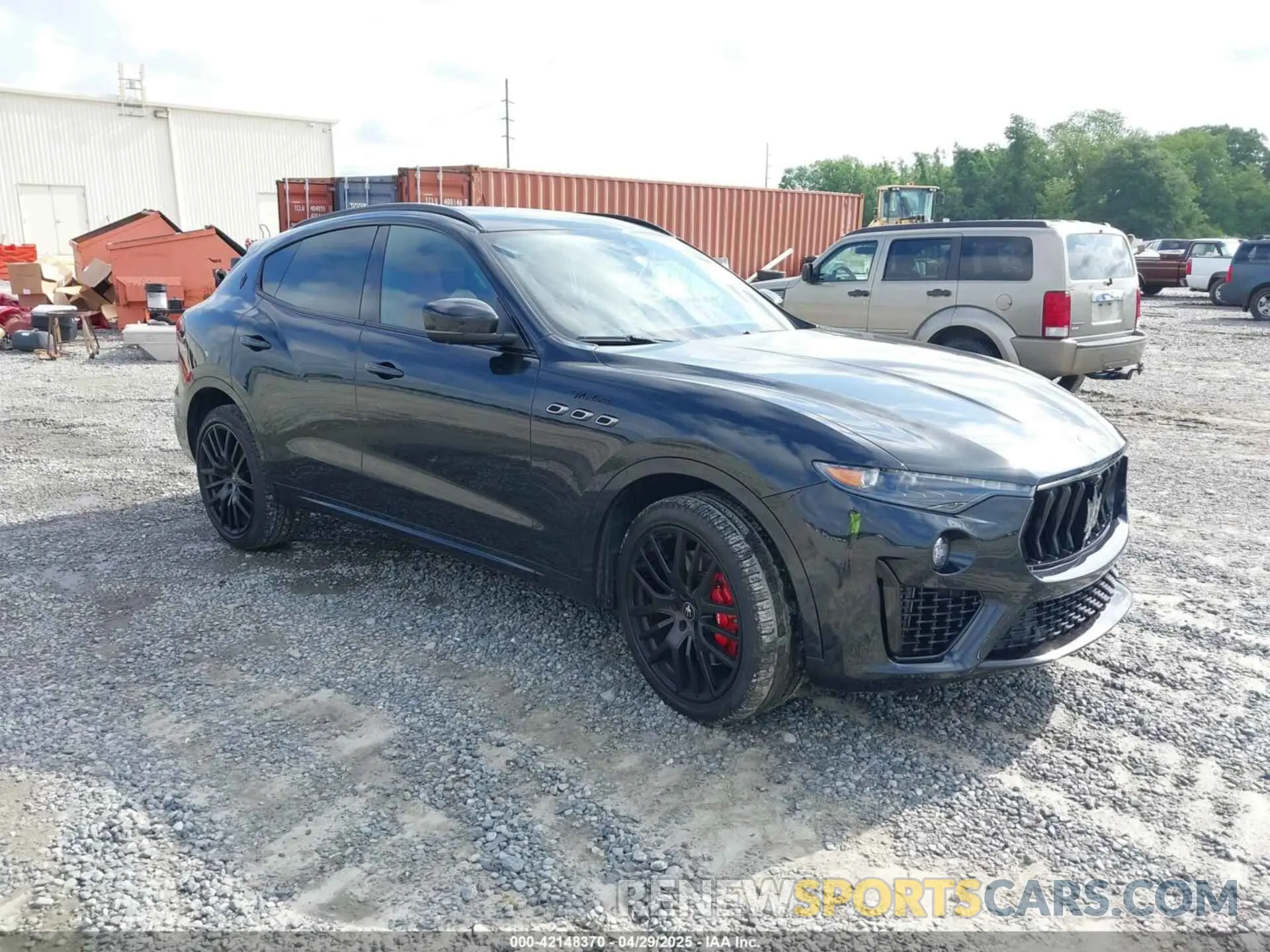 1 Photograph of a damaged car ZN661YUM1NX393345 MASERATI LEVANTE 2022