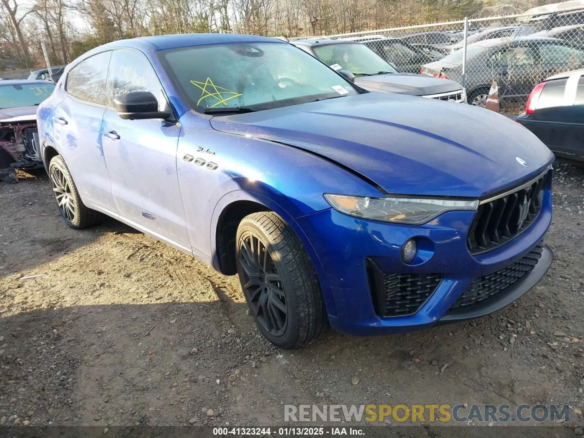 1 Photograph of a damaged car ZN661YUM6NX402945 MASERATI LEVANTE 2022