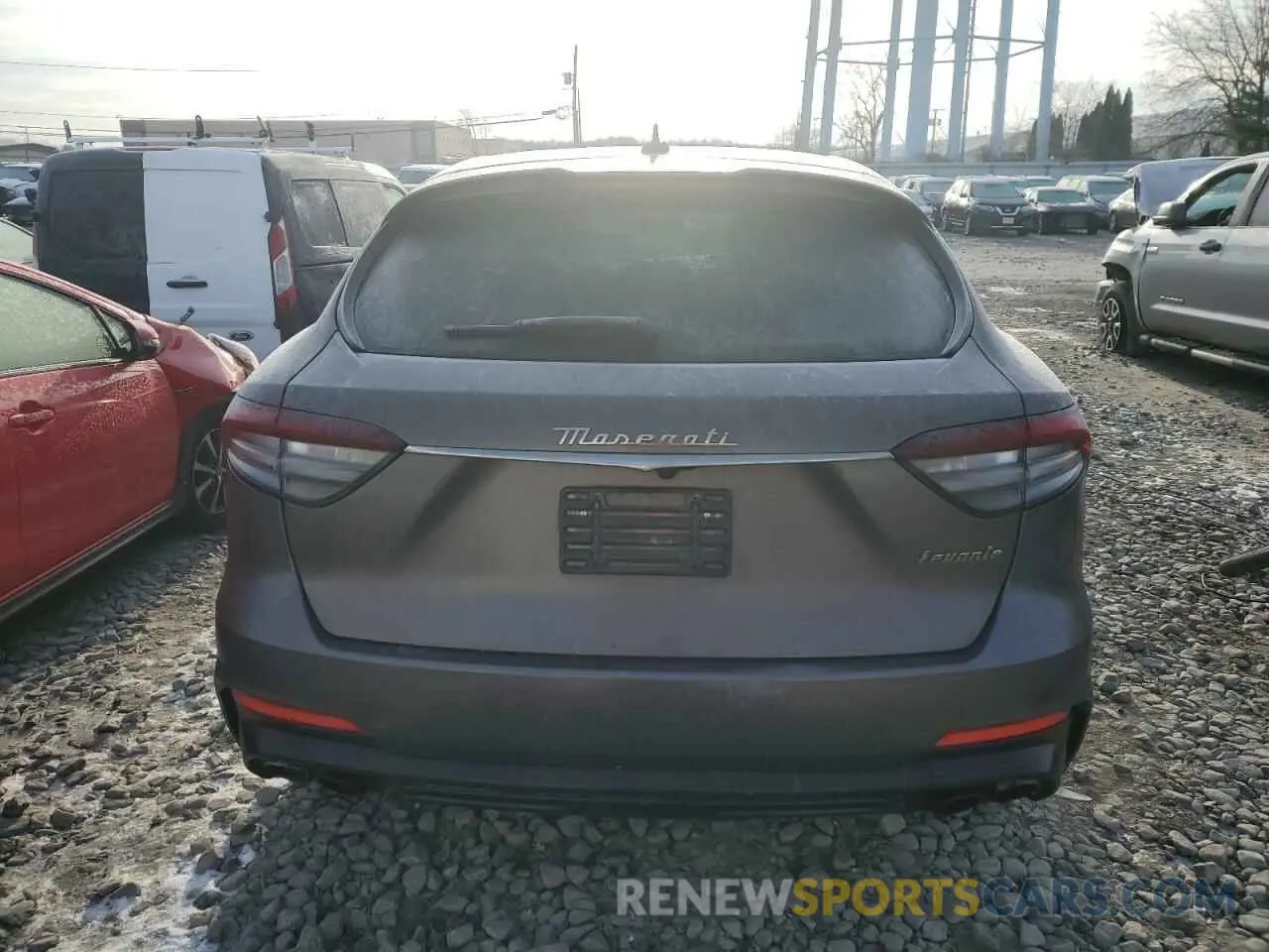 6 Photograph of a damaged car ZN661YUMXNX402267 MASERATI LEVANTE MO 2022