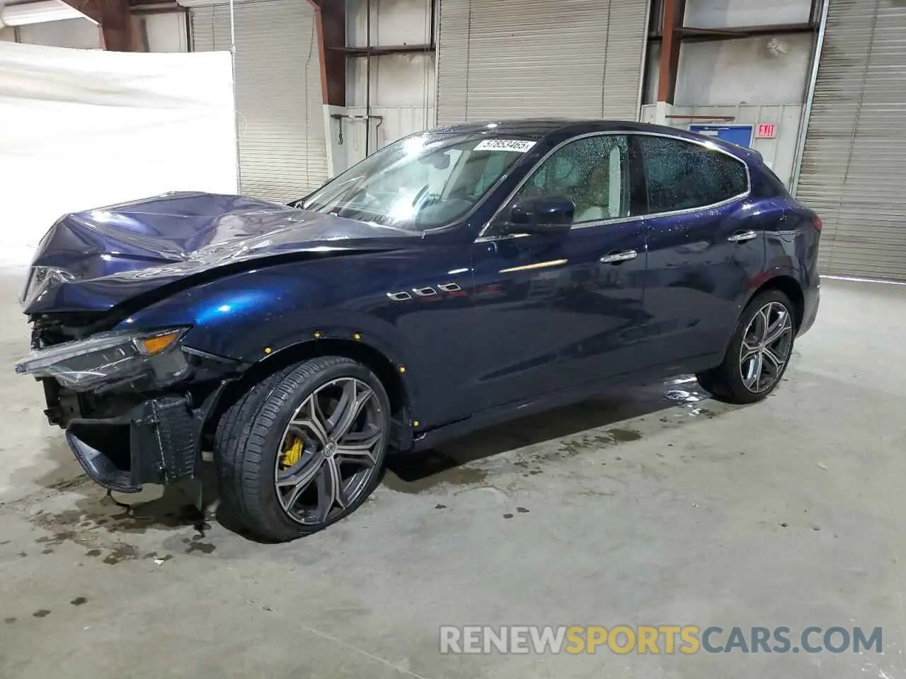 1 Photograph of a damaged car ZN661YUM7PX428859 MASERATI LEVANTE MO 2023