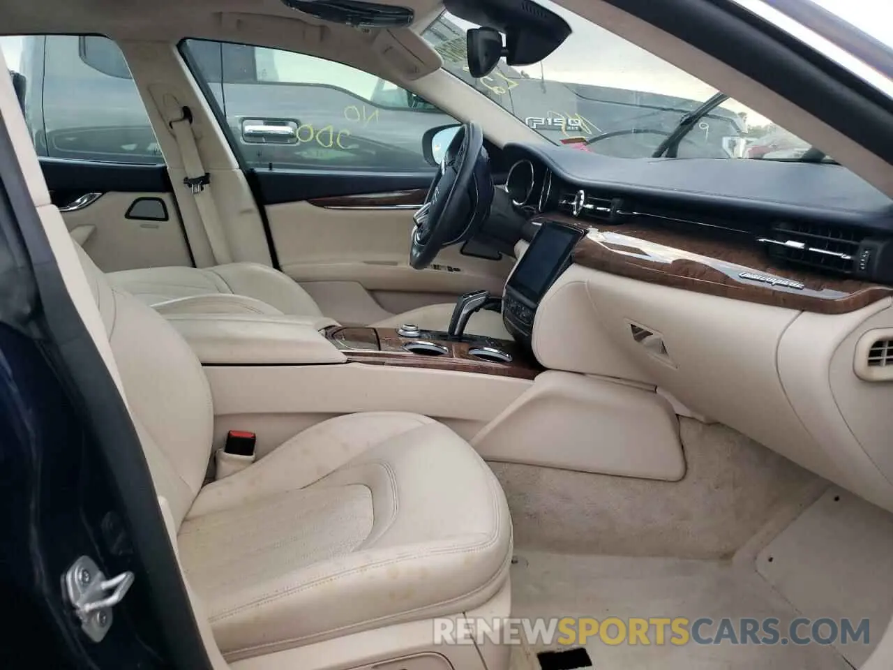 5 Photograph of a damaged car ZAM56YPL5K1328221 MASERATI QUATTROPOR 2019