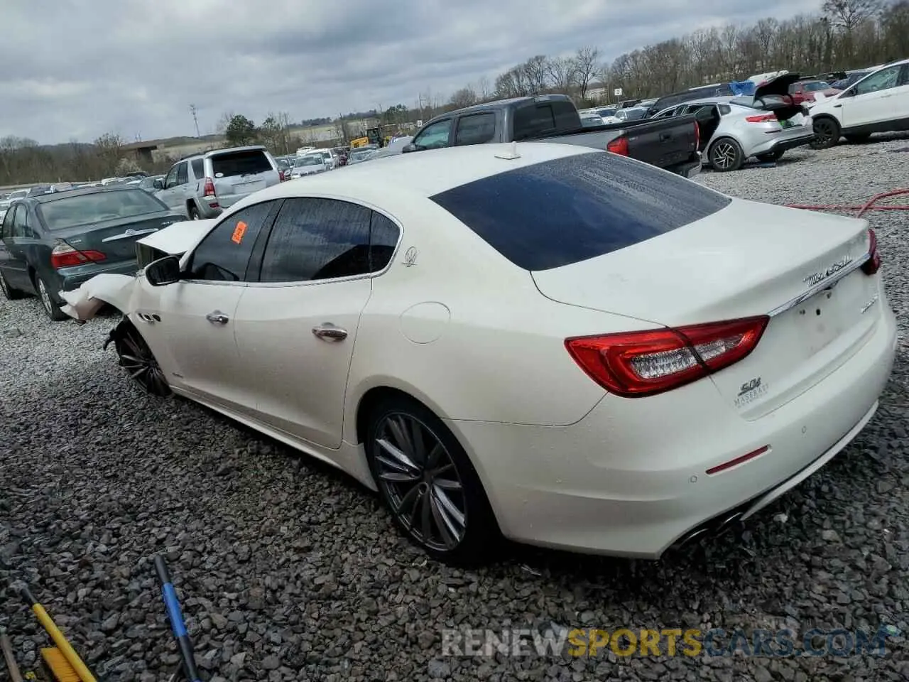 2 Photograph of a damaged car ZAM56YRL3K1328540 MASERATI QUATTROPOR 2019