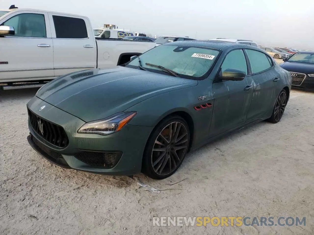 1 Photograph of a damaged car ZAM56ZPT4N1382393 MASERATI QUATTROPOR 2022