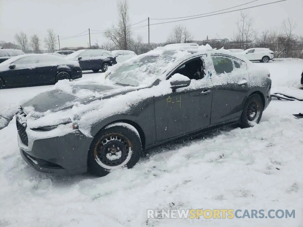1 Photograph of a damaged car 3MZBPAB71KM103025 MAZDA 3 2019