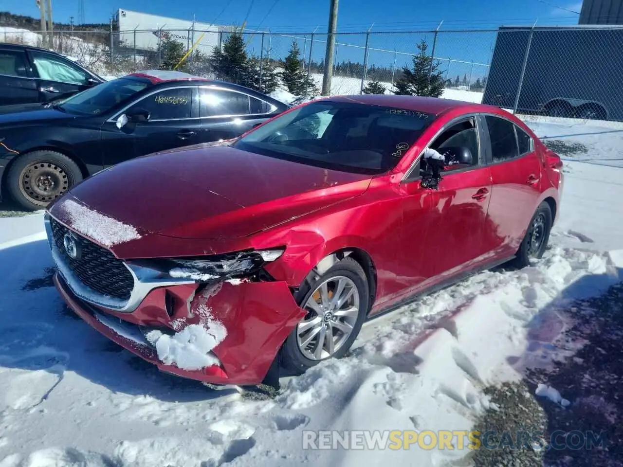 1 Photograph of a damaged car 3MZBPAB74KM103567 MAZDA 3 2019