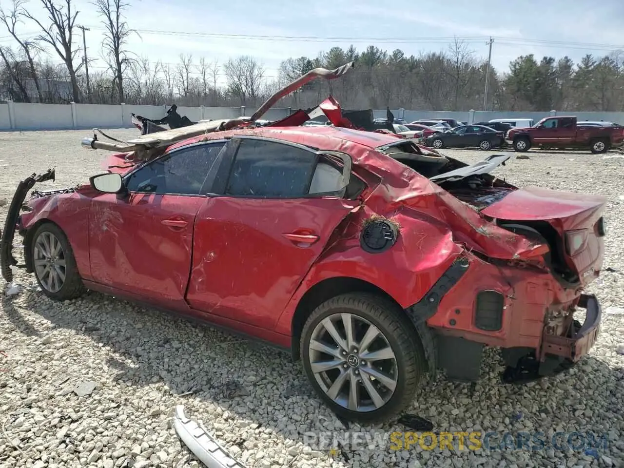 2 Photograph of a damaged car 3MZBPADL5KM105452 MAZDA 3 2019