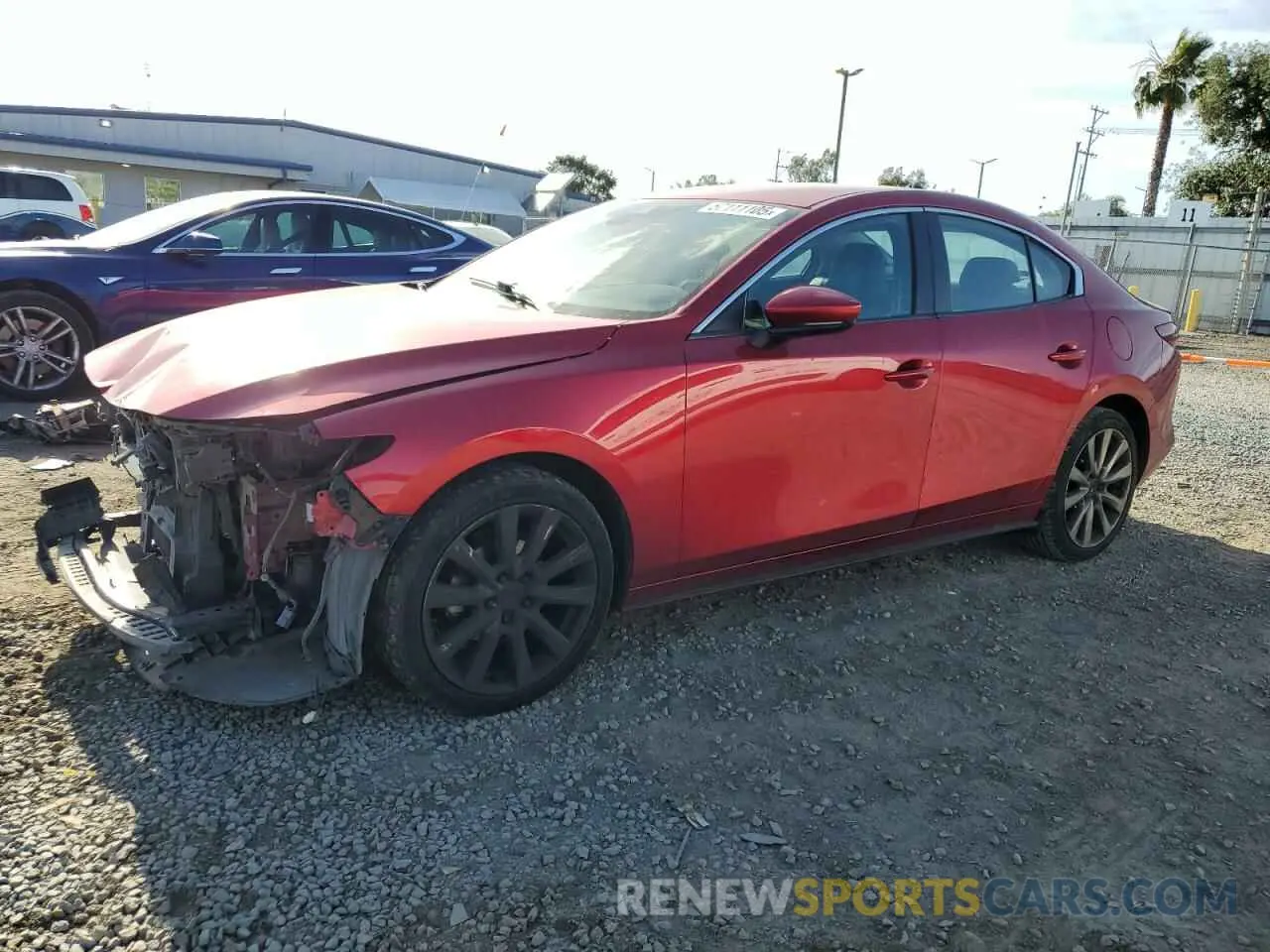 1 Photograph of a damaged car 3MZBPADL5KM112305 MAZDA 3 2019