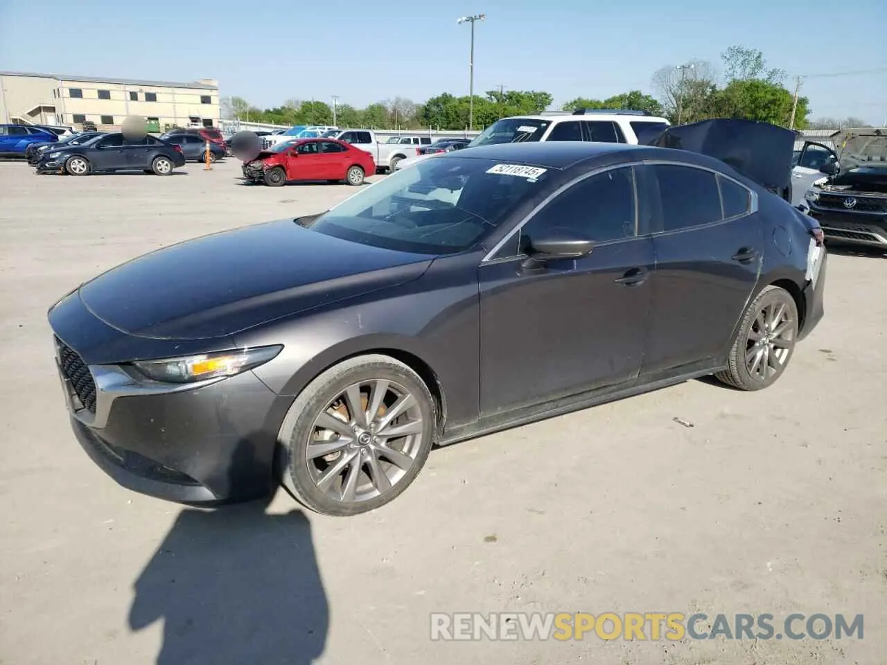 1 Photograph of a damaged car 3MZBPADL8KM110533 MAZDA 3 2019