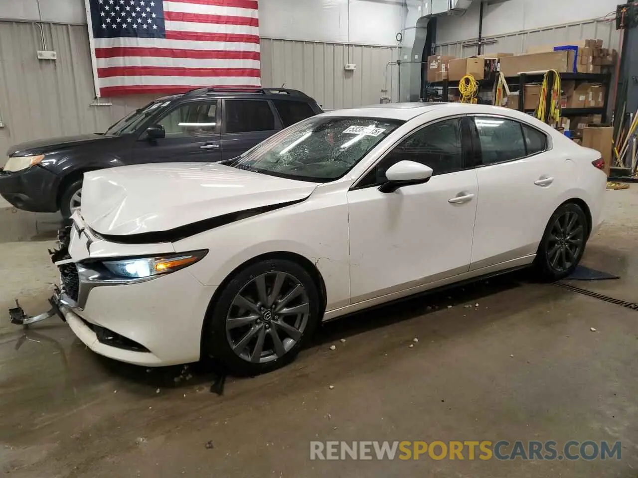 1 Photograph of a damaged car 3MZBPAEM1KM101048 MAZDA 3 2019