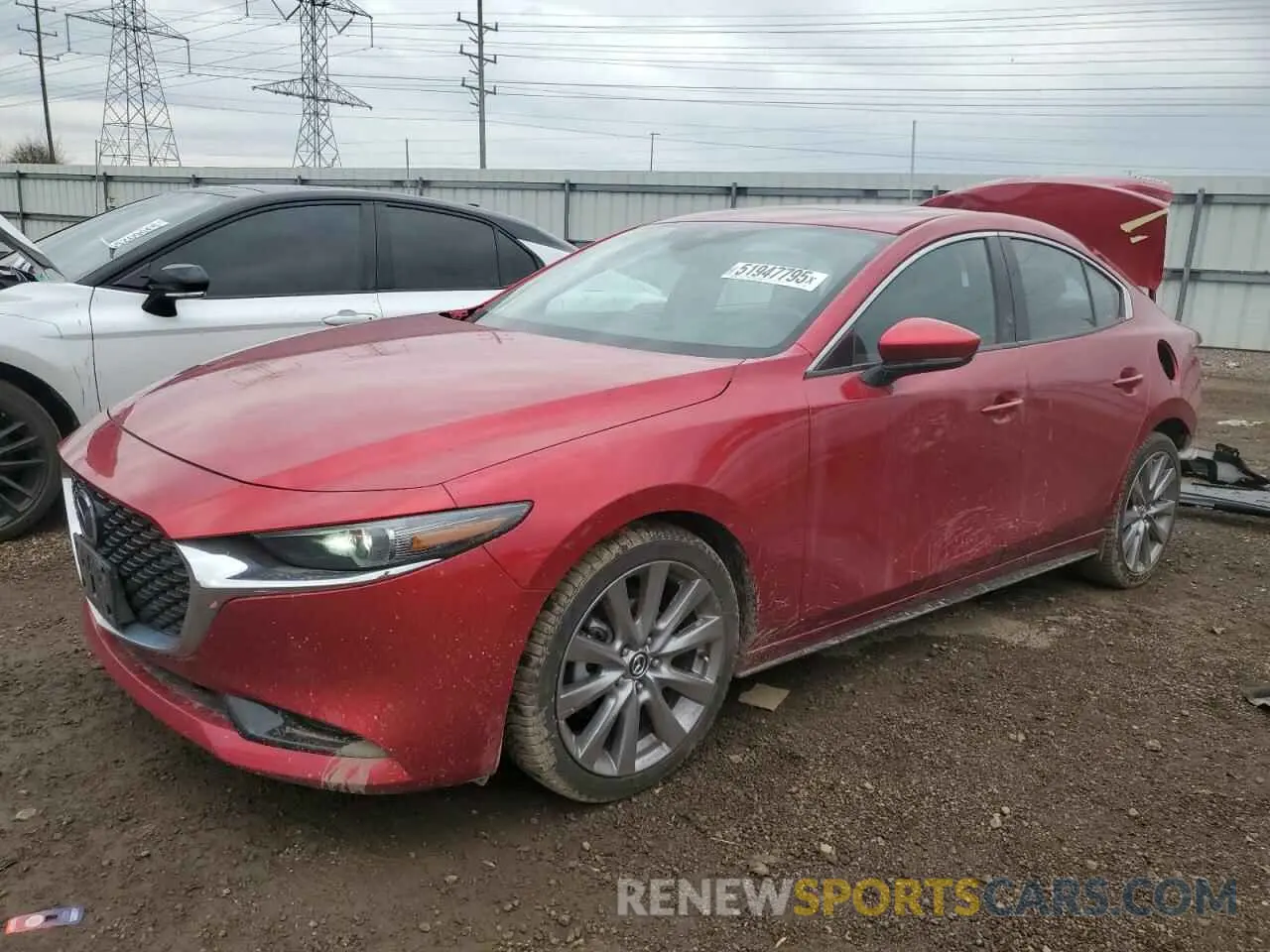 1 Photograph of a damaged car 3MZBPAEM6KM103409 MAZDA 3 2019