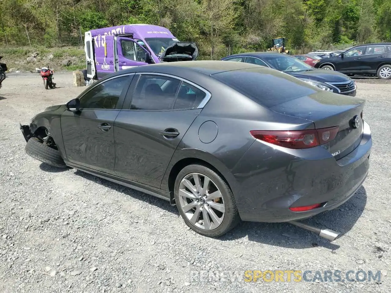 2 Photograph of a damaged car JM1BPACL4K1108246 MAZDA 3 2019