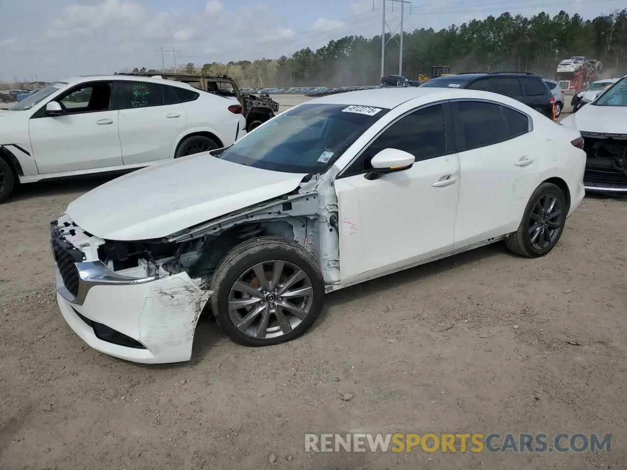 1 Photograph of a damaged car JM1BPACL5K1110913 MAZDA 3 2019