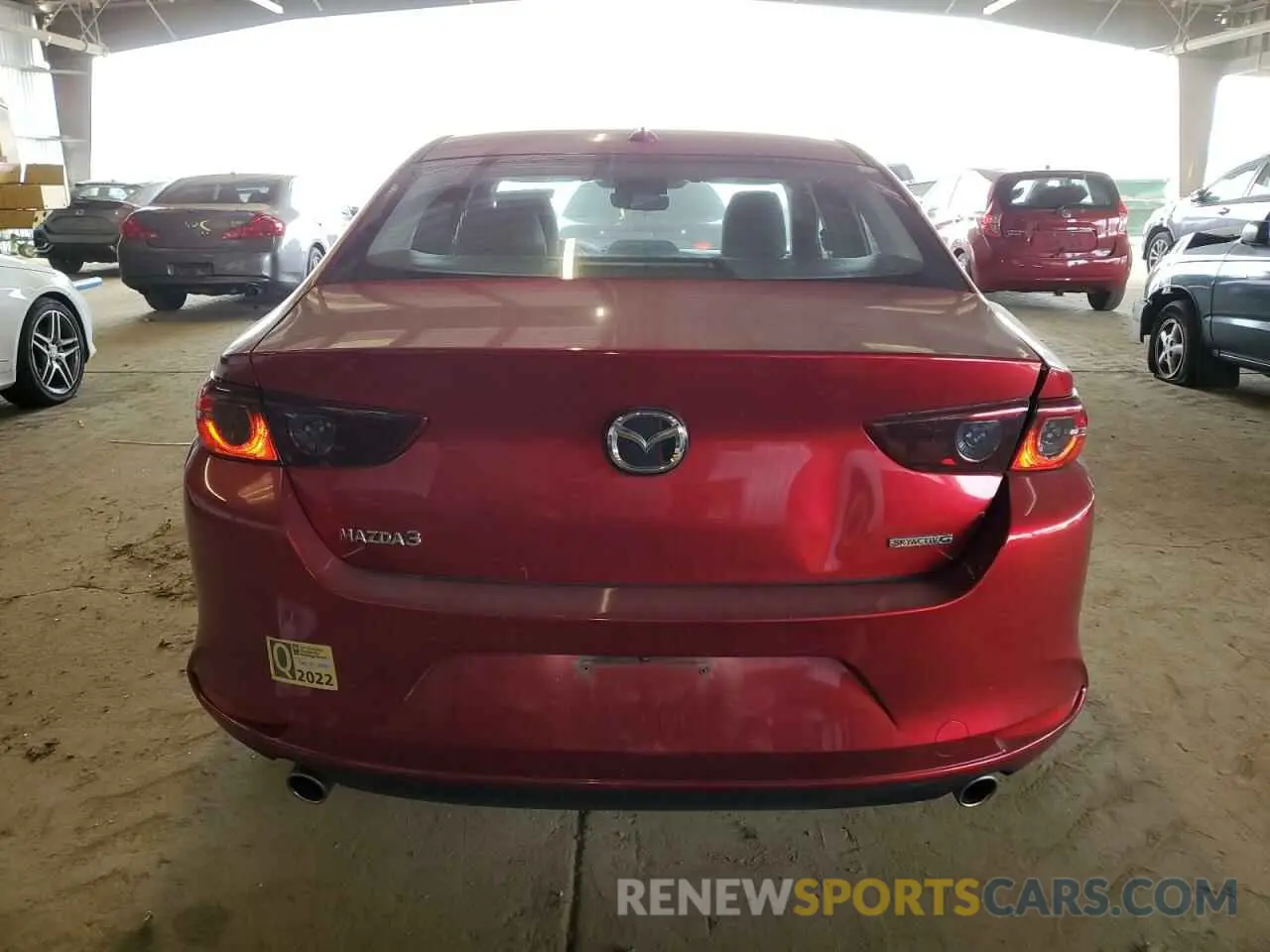6 Photograph of a damaged car JM1BPADL8K1115313 MAZDA 3 2019