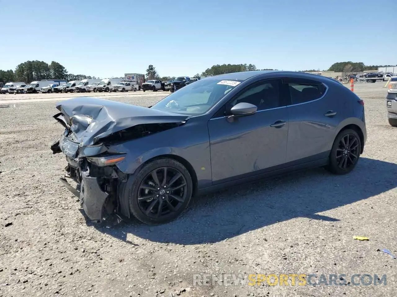 1 Photograph of a damaged car JM1BPANM8K1132250 MAZDA 3 2019