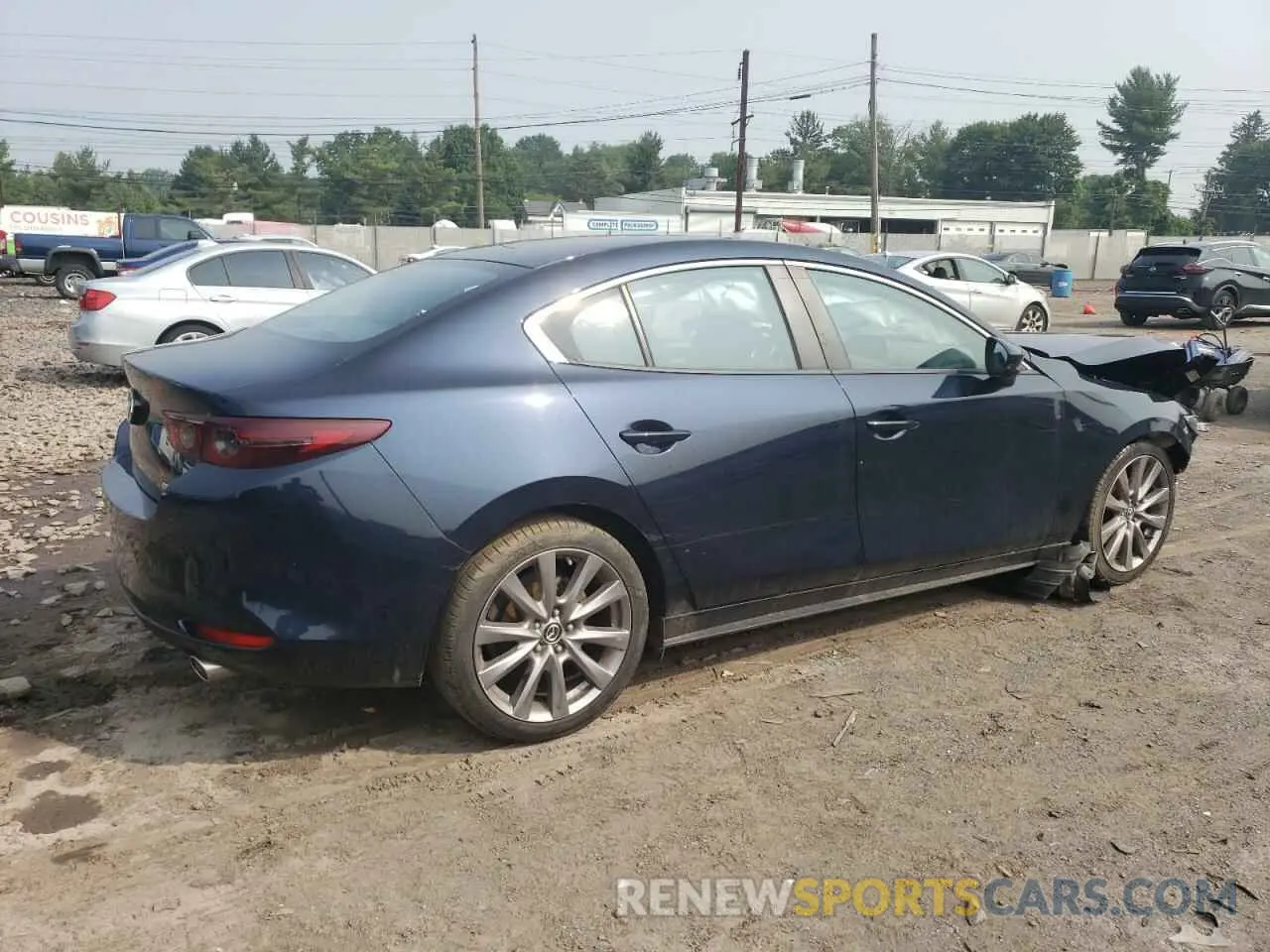 3 Photograph of a damaged car JM1BPBAM1K1136359 MAZDA 3 2019