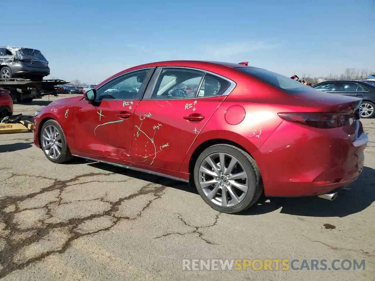 2 Photograph of a damaged car JM1BPBDM8K1122910 MAZDA 3 2019