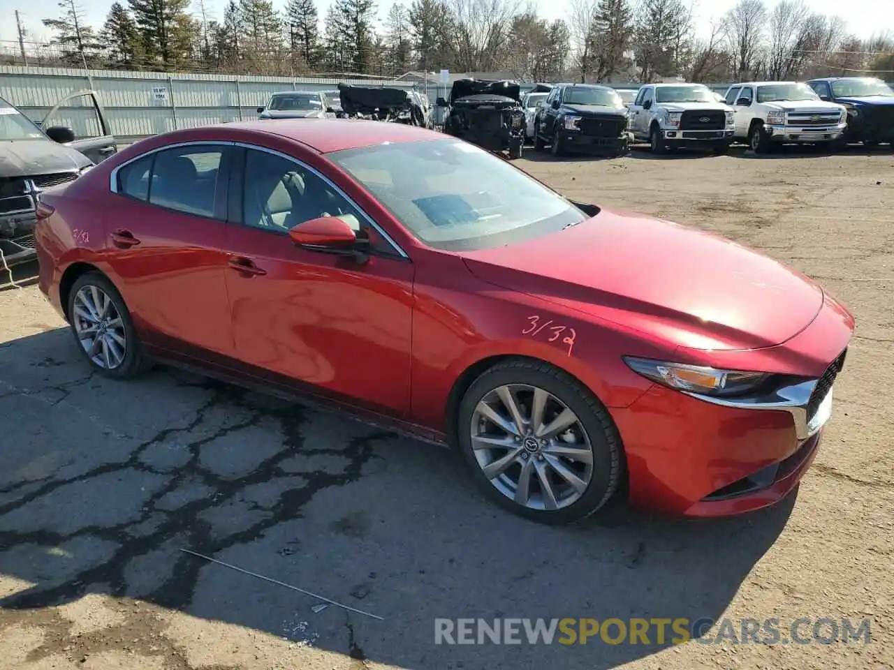 4 Photograph of a damaged car JM1BPBDM8K1122910 MAZDA 3 2019