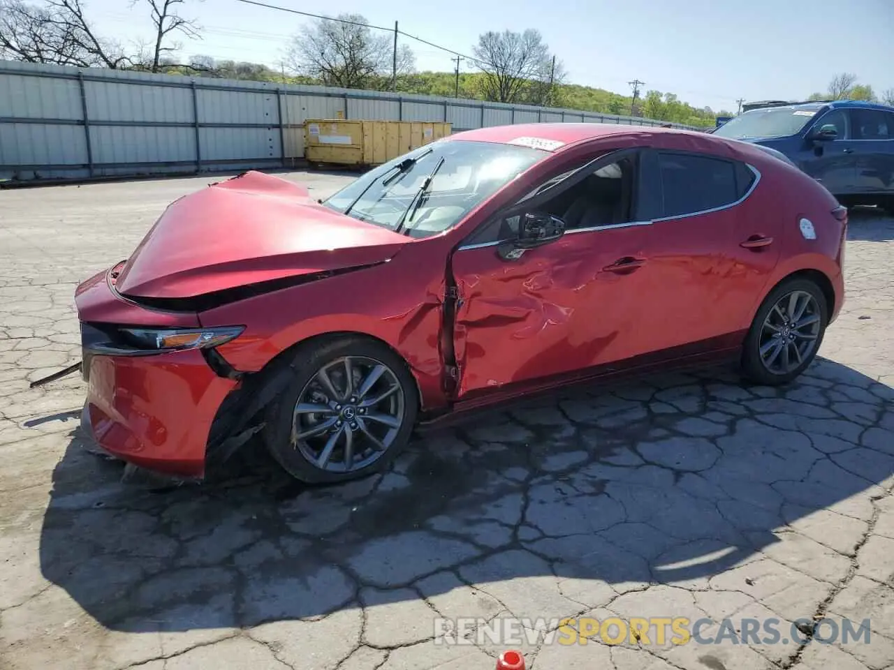 1 Photograph of a damaged car JM1BPBMM8K1125497 MAZDA 3 2019
