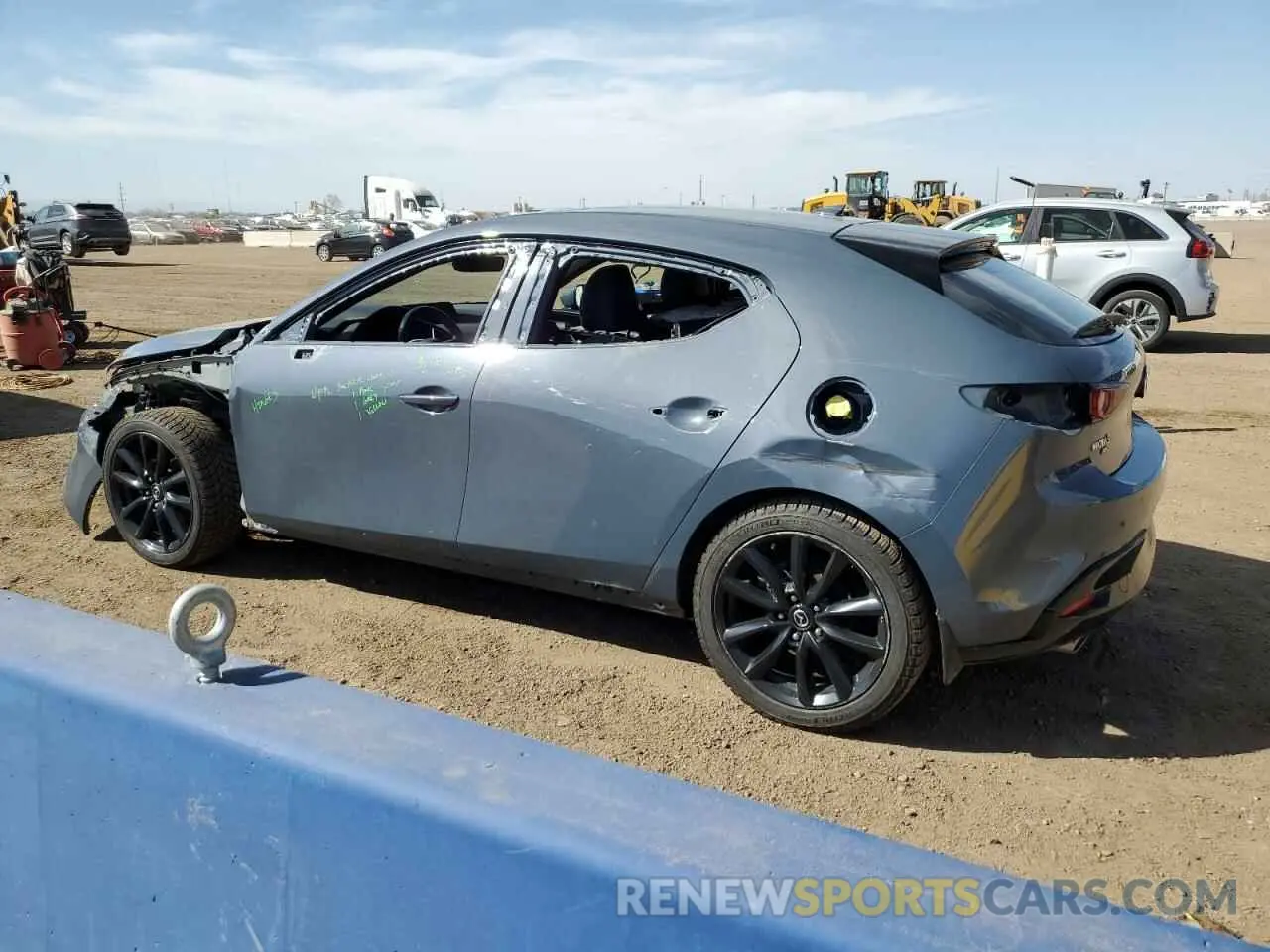 2 Photograph of a damaged car JM1BPBNM7K1124047 MAZDA 3 2019