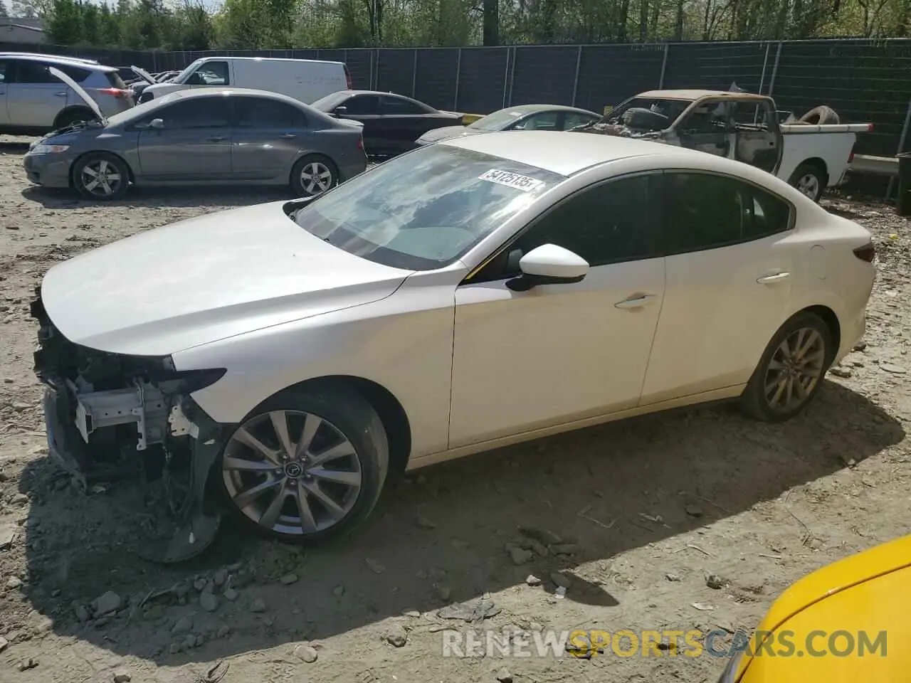 1 Photograph of a damaged car 3MZBPACL6LM132047 MAZDA 3 2020