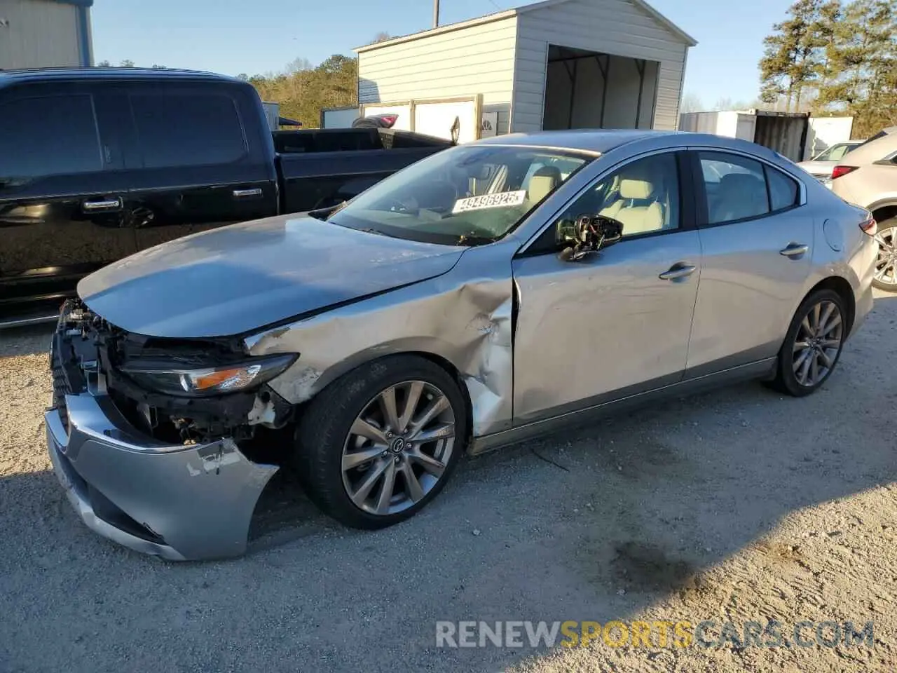 1 Photograph of a damaged car 3MZBPACL8LM135001 MAZDA 3 2020