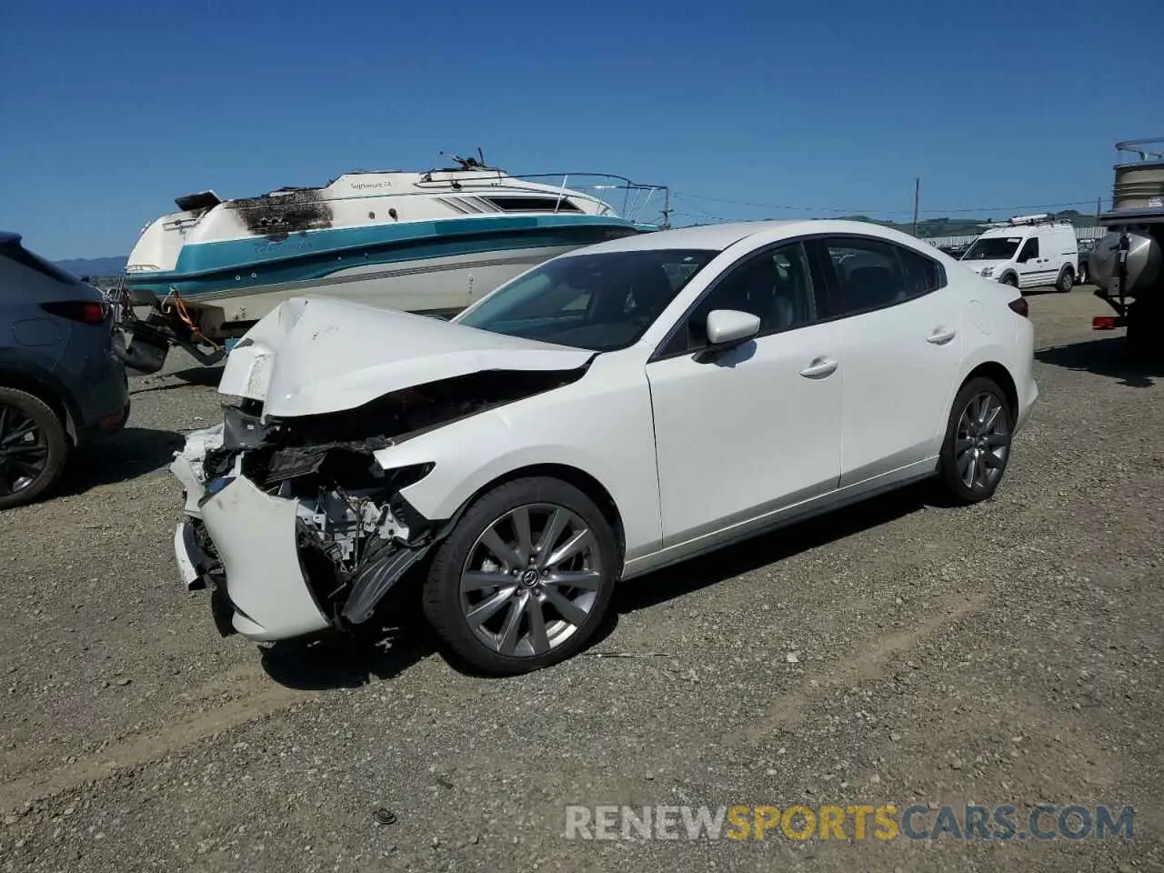 1 Photograph of a damaged car 3MZBPADL0LM118837 MAZDA 3 2020
